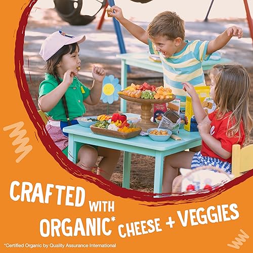 Miniatura 4 de Earths Best Snacks orgánicos de sésamo para niños pequeños soplos vegetales cheddar 155 onzas paquete de 4