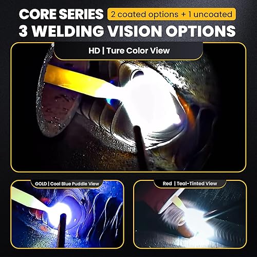 Miniatura 5 de Serie de tonos ajustables Lente de soldadura con oscurecimiento automático de rango HD 5-13 (9 tonos en 1) 2" x 4 1/4" x 0.33" Sin