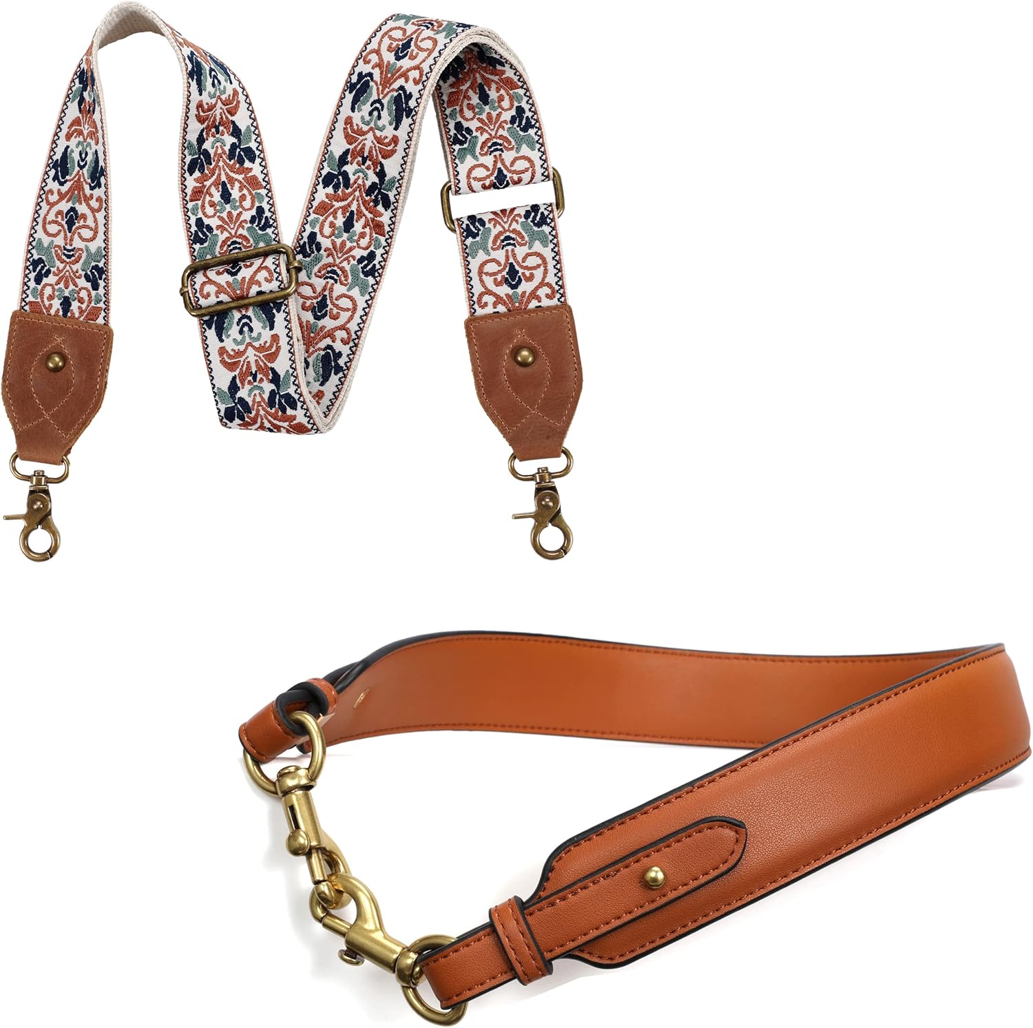 Nefelibata Purse Strap, Leather Replacement Shoulder Strap,Retro Personalized