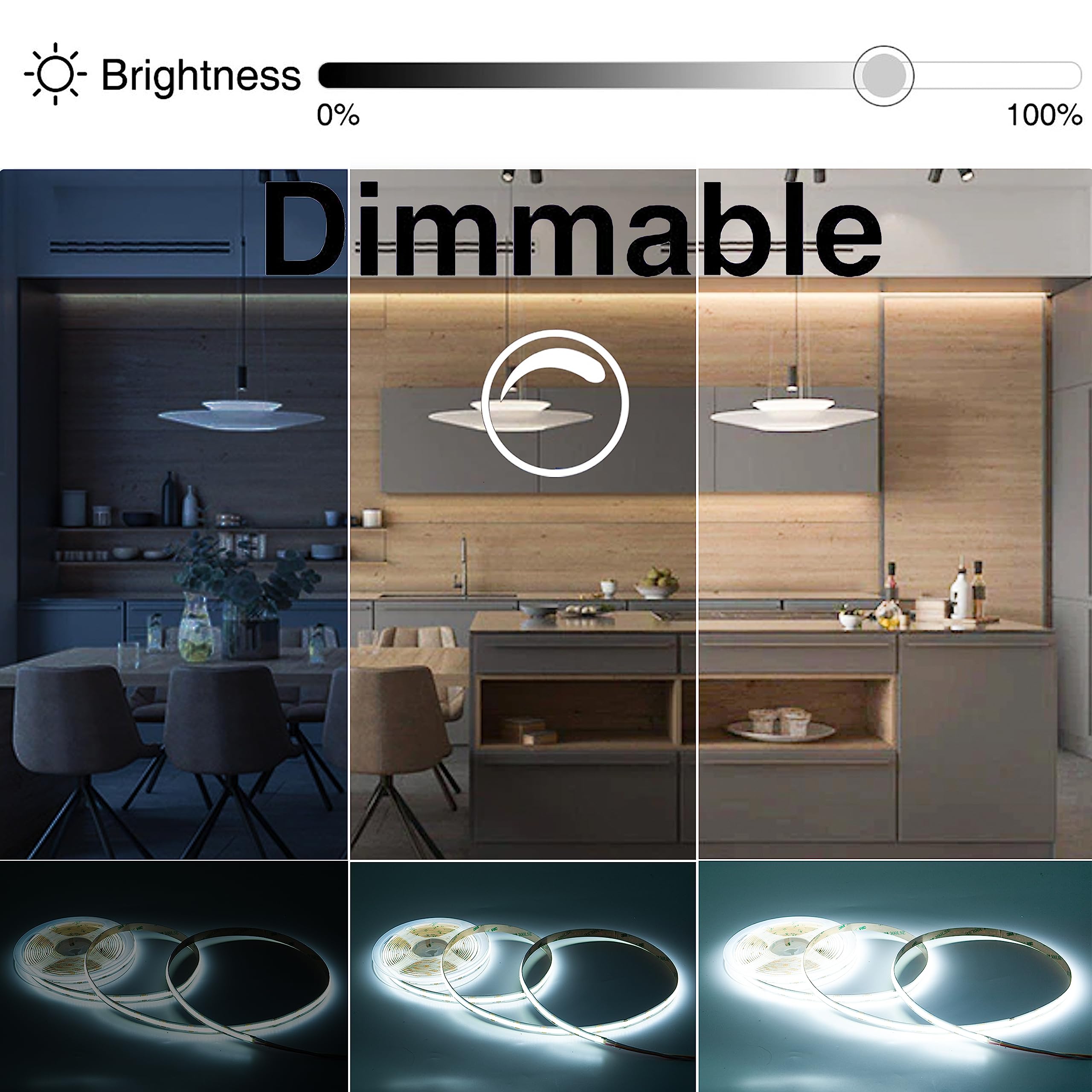 Kit striscia led Cutflexi COB Technology CCT dimmerabile 10m luce bianco naturale INSPIRE | Leroy Merlin