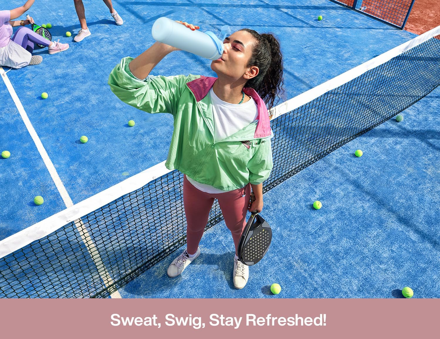 POWCAN 26 oz Insulated Water Bottle with 2-in-1 Straw and Spout Lid, Keep Cold 24H, Leak-Proof, Fits in Car Cup Holder, Stainless Steel Water Bottle for Sports, Travel, Gift and School (Cherry Meadow) - Image 8