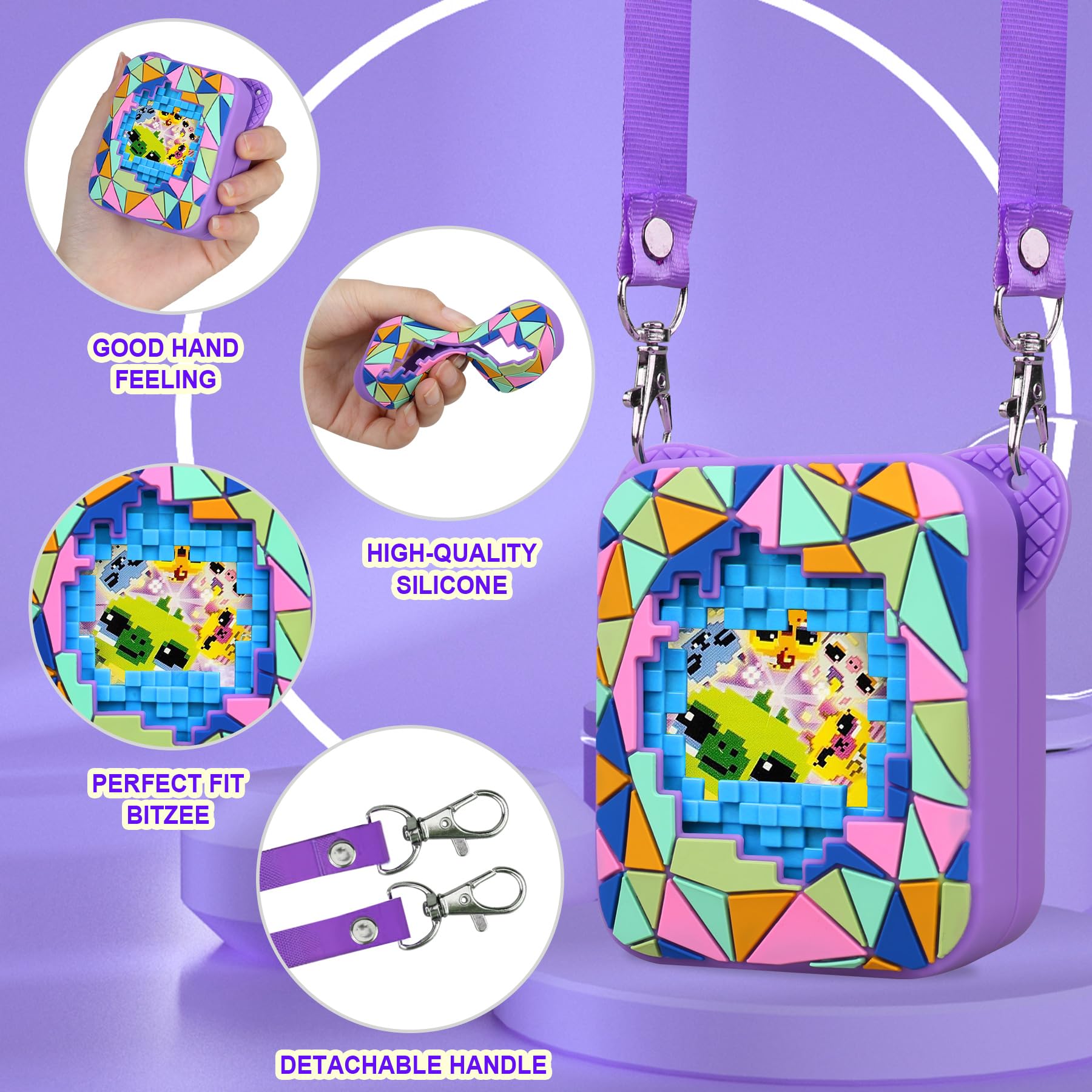 Supmay Silicone Cover Case for Bitzee Magicals Interactive Toy with 20 Characters Inside - Image 3
