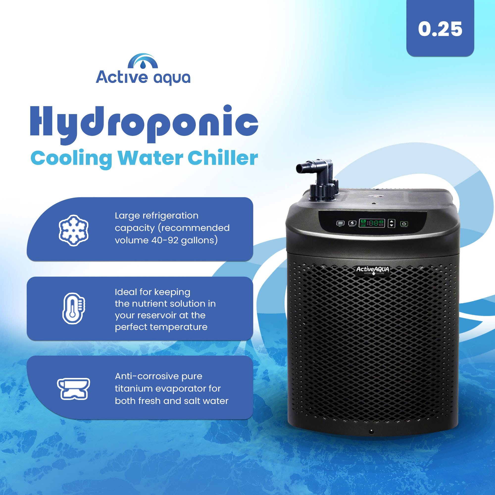 Amazon.com: Active Aqua 0.25 HP 396-925 GPH 120V Hydroponic