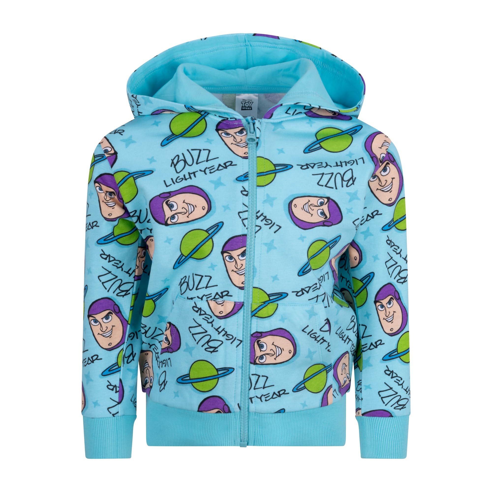 Disney Toy Story Buzz and Woody Bluza z kapturem dla dzieci, niebieska