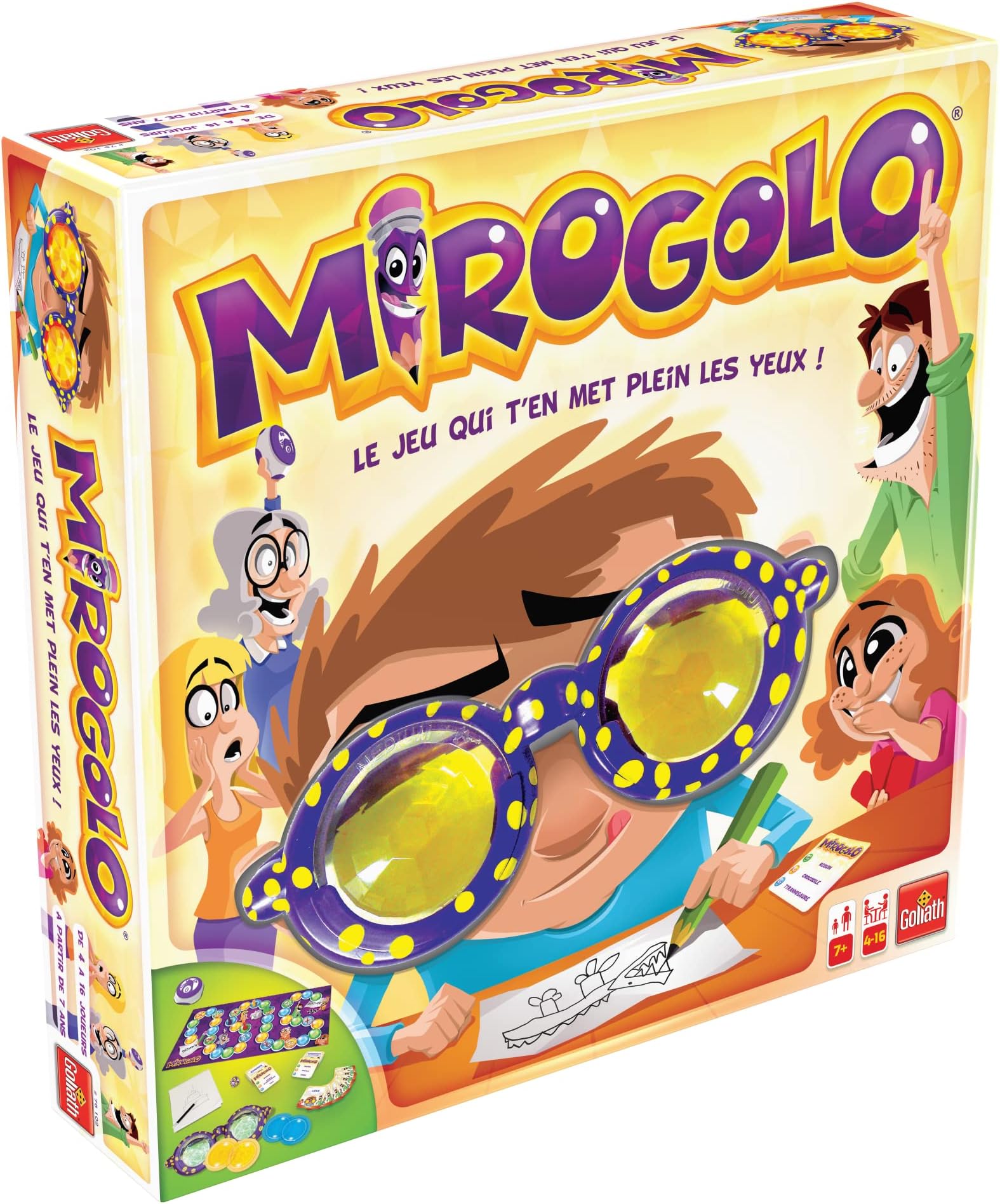 Goliath - Mirogolo - Jeu d'enfants - a partir de 7 ans- Jeu de société - Jeu de dessin