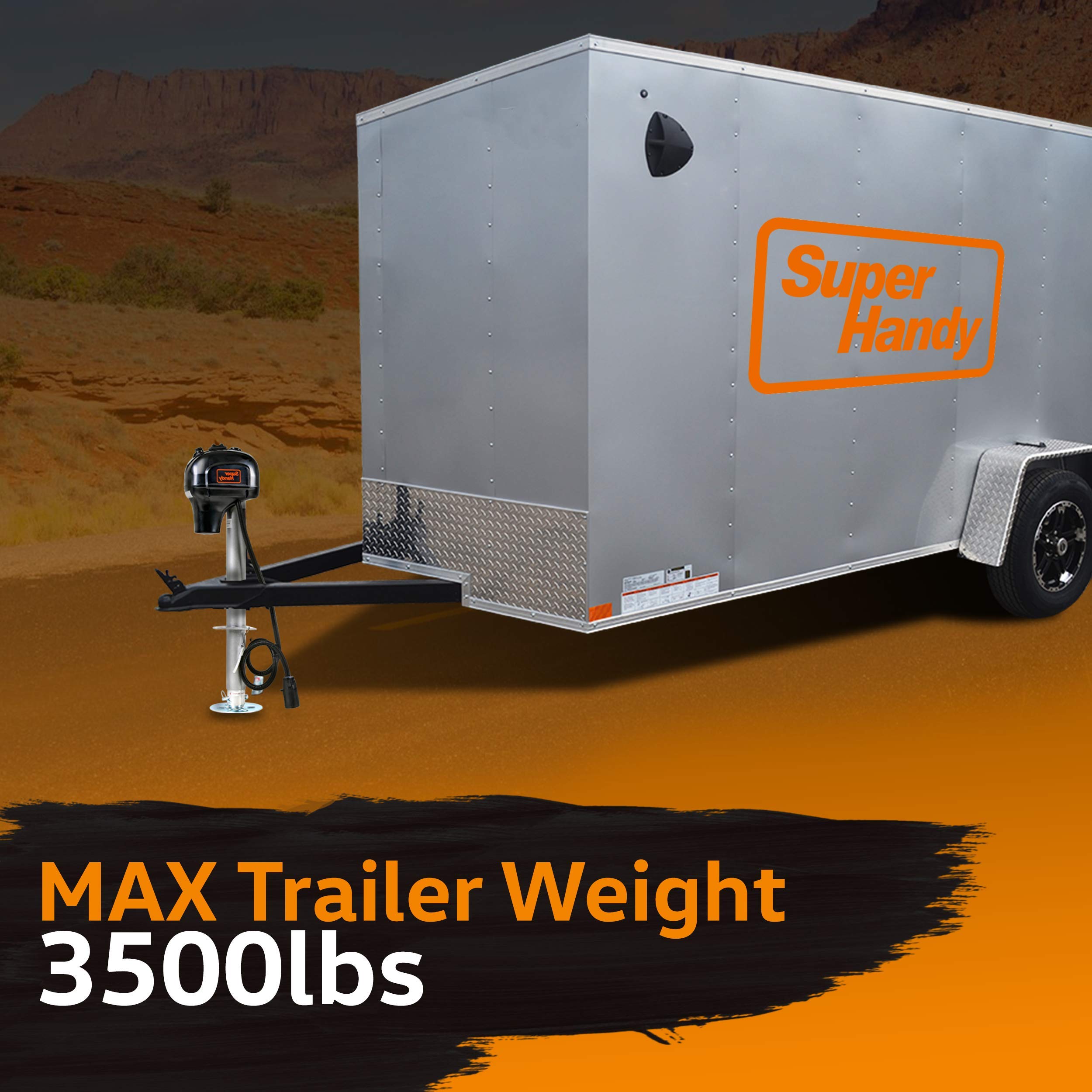 Kohree Electric Trailer Jack 3500lbs, Heavy Duty RV Electric Power