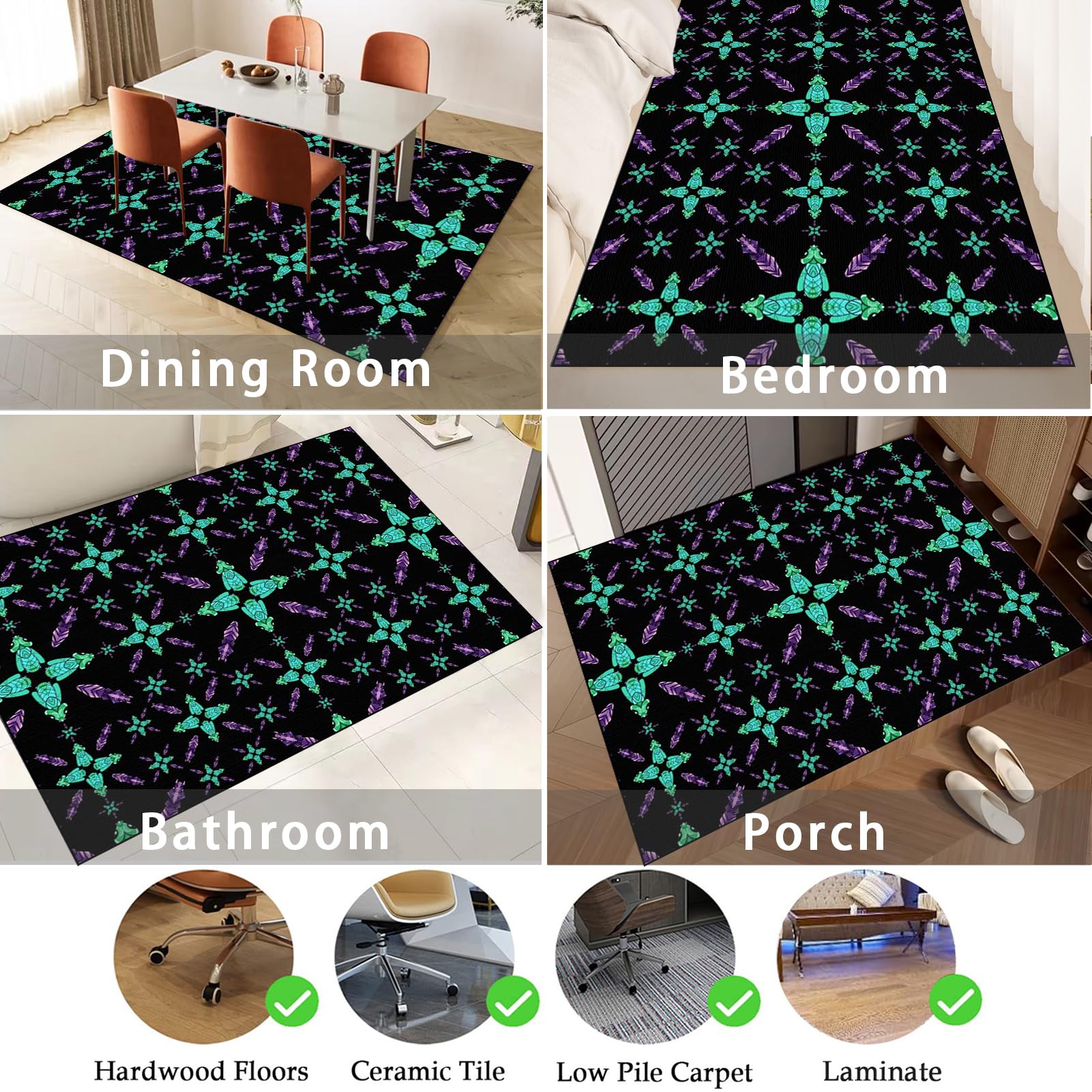 Alfombrilla antideslizante para silla de juegos, alfombrilla para silla de oficina, para parquet, protector de suelo para silla de oficina, tapete protector de silla de oficina, tapete de silla de