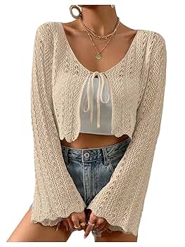 トップス theredthread S lace up cardigan THEREDTHREAD】S lace up cardigan