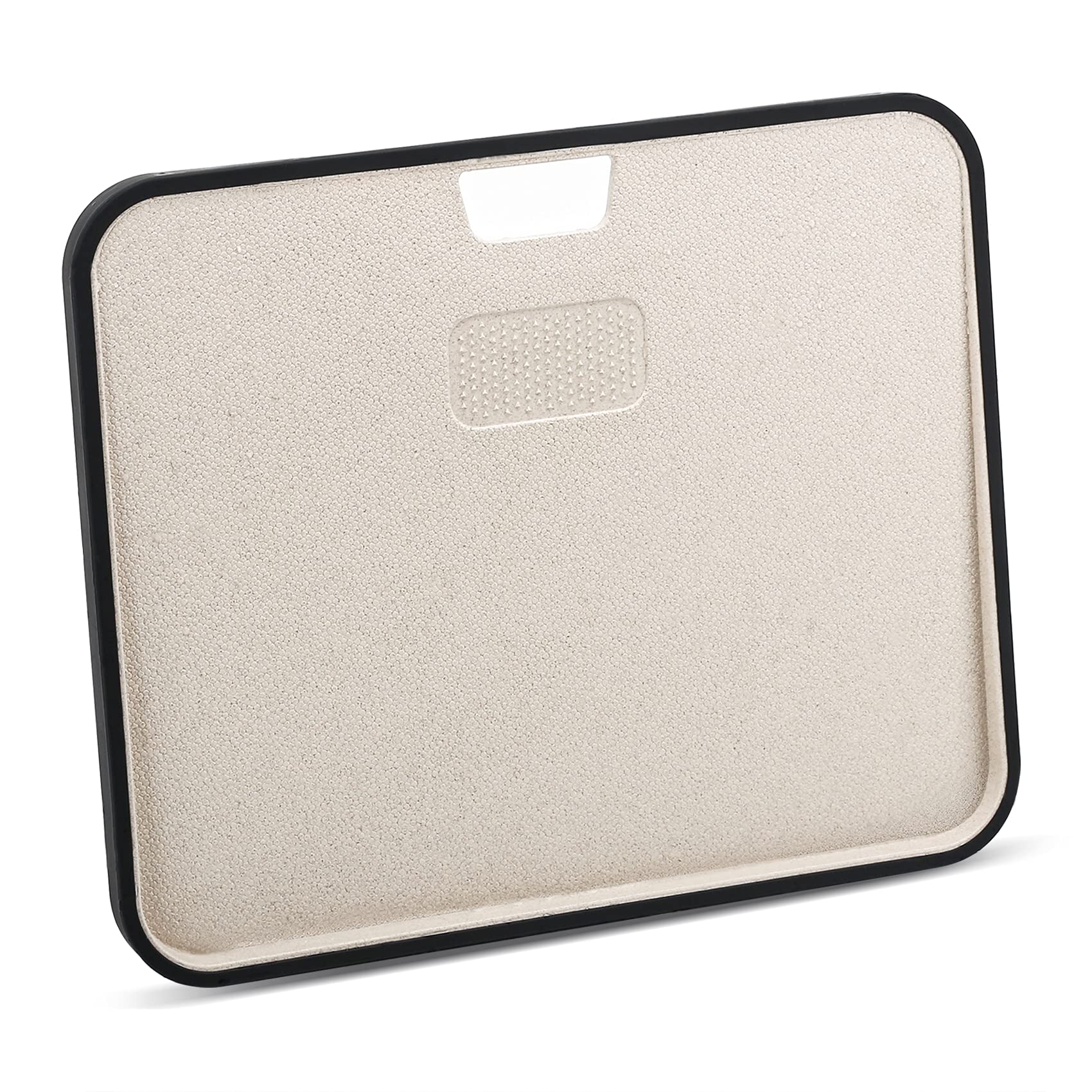 2 In 1 Plastic Cutting Board With Large Juice Groove, Vestaware Cutting Board For Kitchen Chopping Meat Vegetable Cheese With Handle Beige-Small