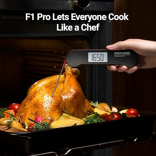 Miniatura 6 de ThermoMaven Termómetro digital de carne para parrilla  0.6 segundos de lectura instantánea con alta precisión, termómetro impermeable IP67 para