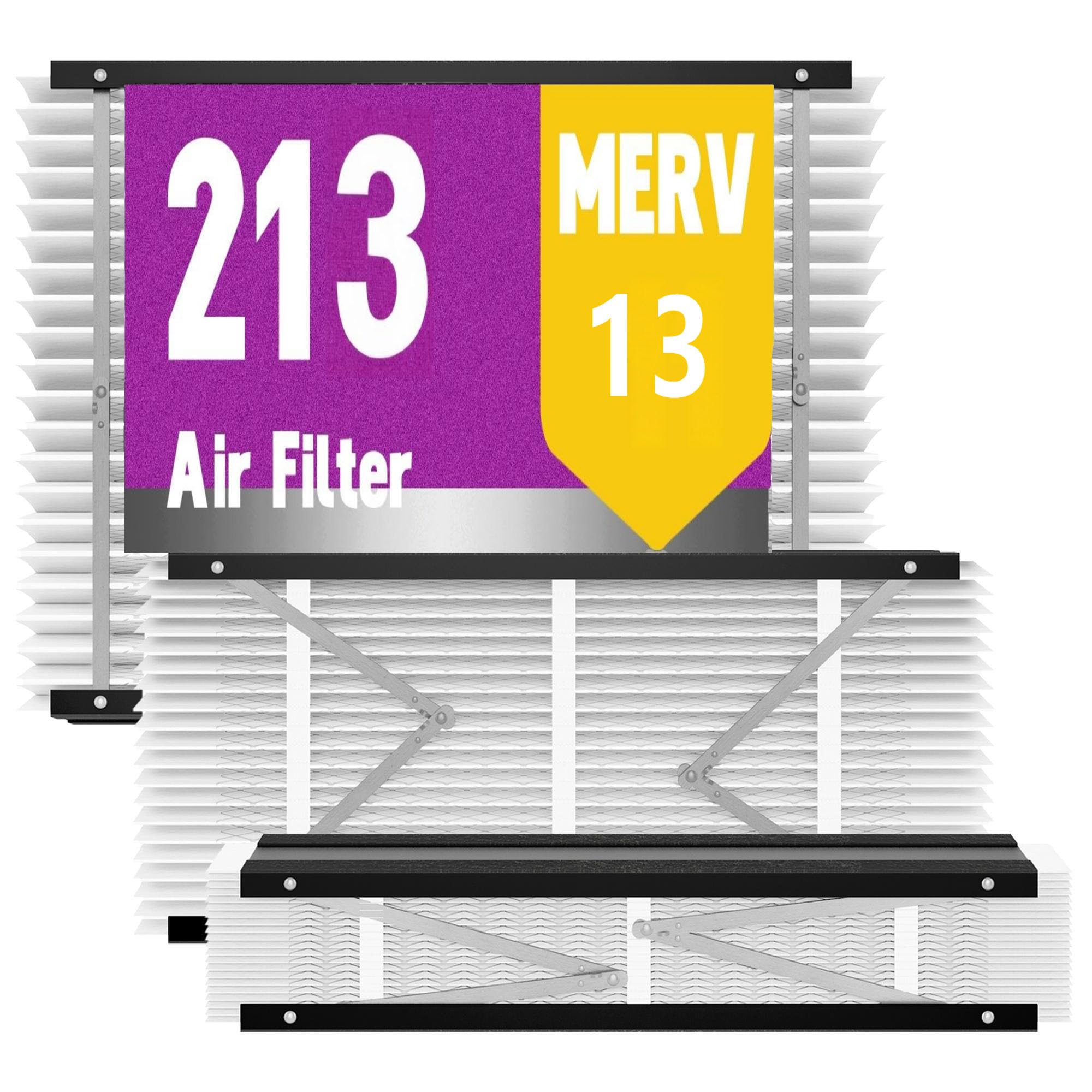 1-Pack 213 Filter Replacement Compatible with AprilAire 213 Whole House Air Purifiers Models,1210,1620,2210,2216,3210,4200,MERV 13 Furnace Filter Replacement,20x25x4inch