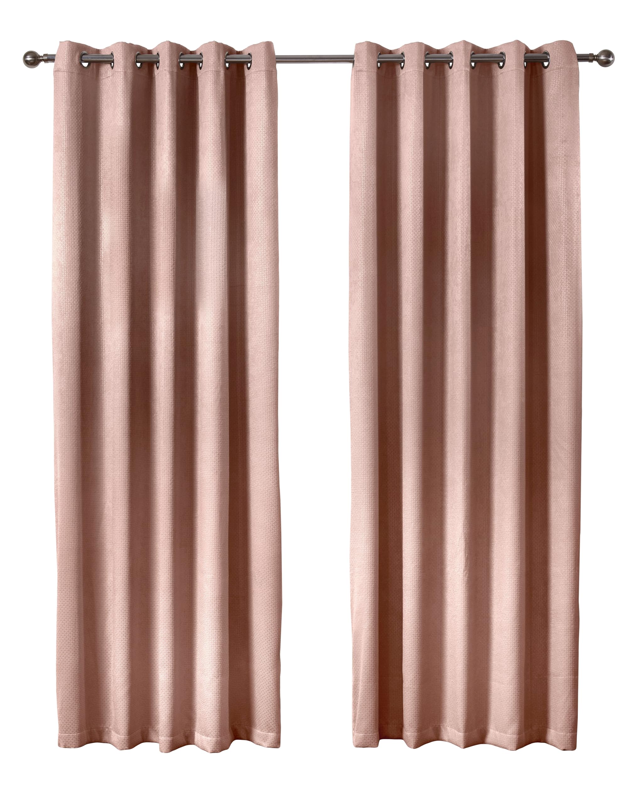 Emma Barclay  Pink Thermal Blackout Curtains Eyelet Ambiance in Size 45x54, Sports Direct