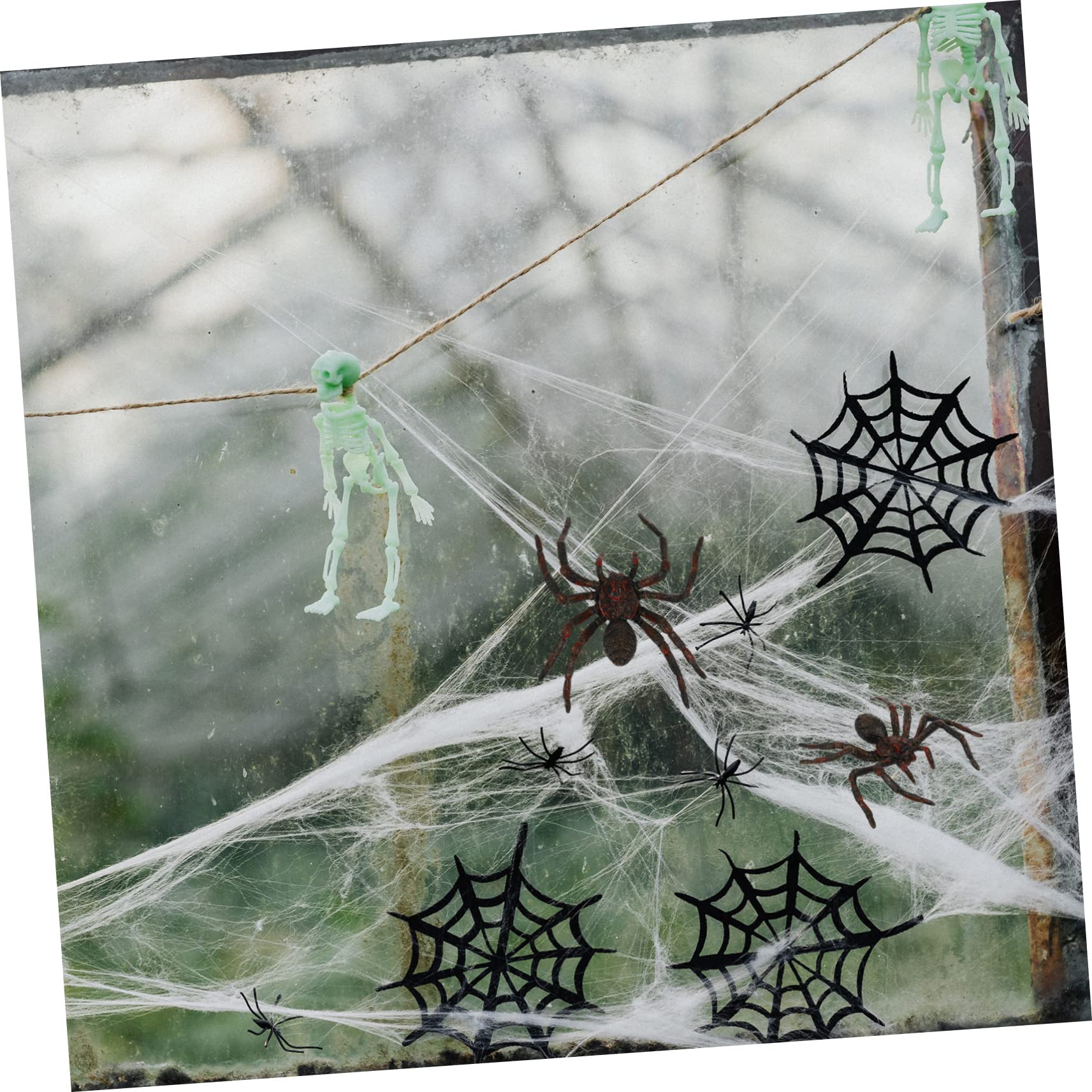 UPKOCH 3 Pezzi Ragno di Halloween Gigante Finto in Pvc Ragno Macabro Orribile Riutilizzabile per Casa Stregata e Giardino