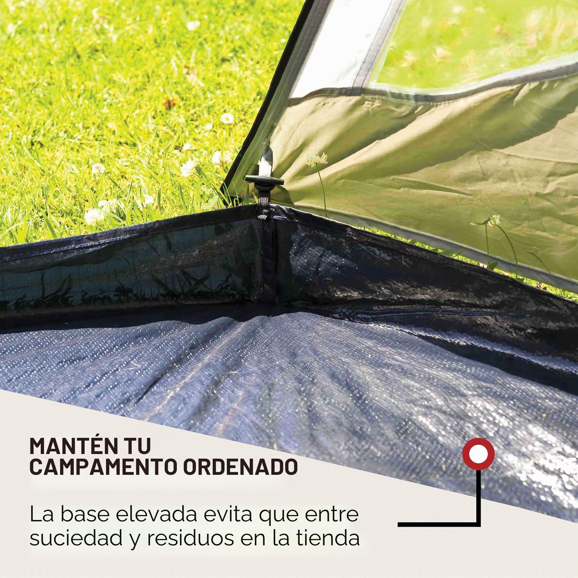 Coleman Coastline 3 Plus Tienda de campaña 3 Personas Túnel Impermeable 3000 mm