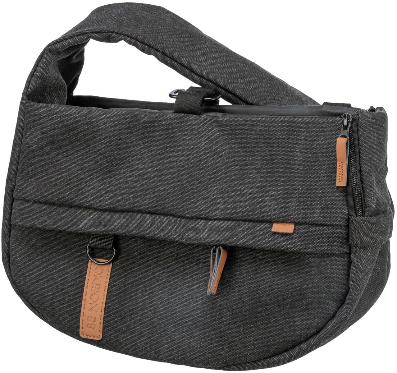 TRIXIE BE Nordic Ingrid - Bolso (35 x 25 x 13 cm), Color Negro