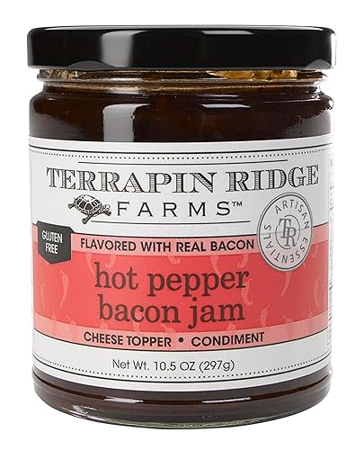 Miniatura 5 de Terrapin Ridge Farms Gourmet - Mermelada de pimiento picante y tocino, una jarra de 43 onzas