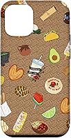 Vista 28 de Funda para iPhone 16 Brown Antojitos Mexican Food Latino Tacos Pan Dulce