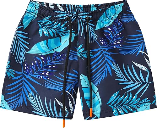 Vista 4 de Traje de baño de 3 piezas para niños pequeños y bebés, conjunto de camiseta de natación UPF 50+