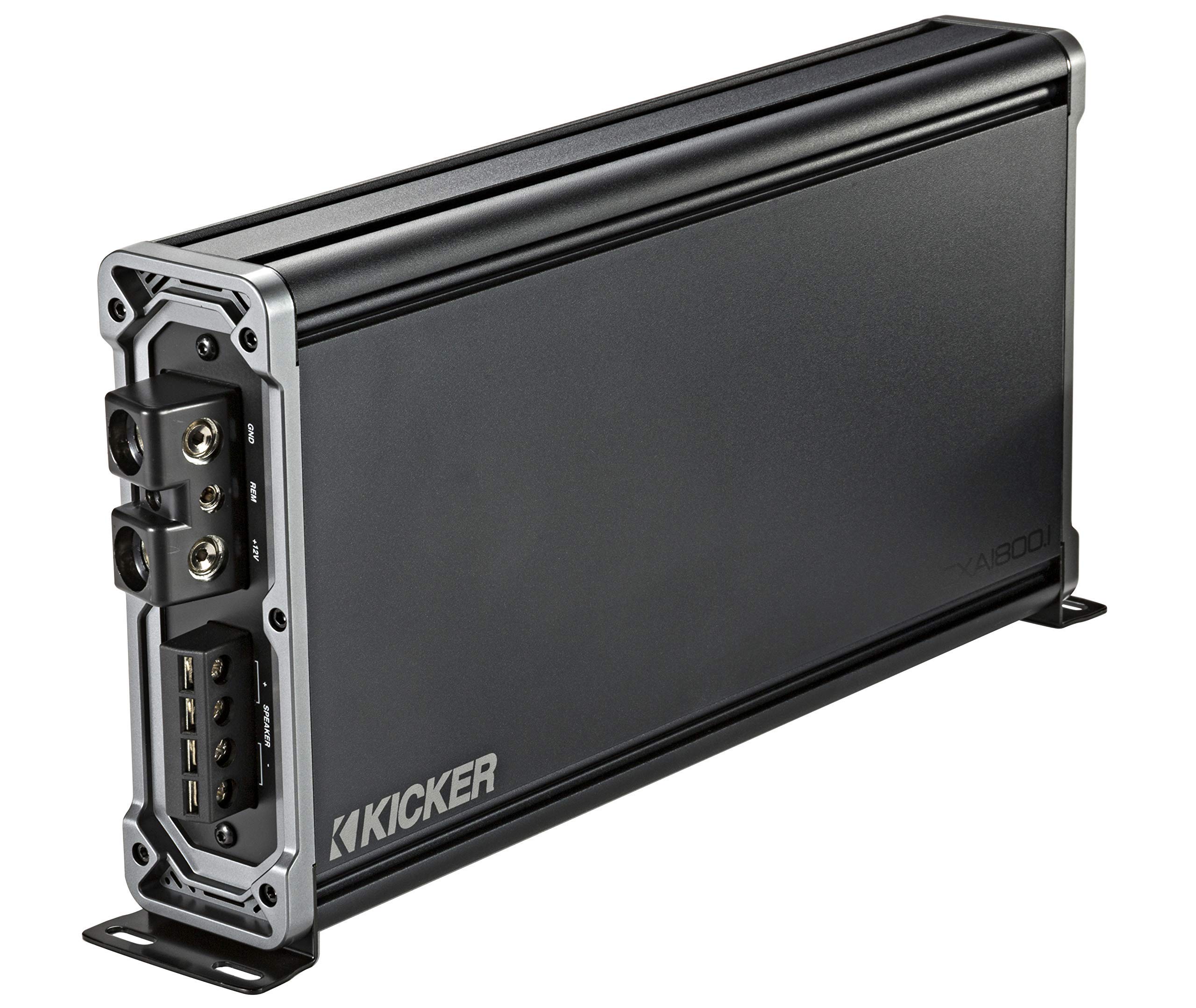 Kicker 46CXA18001 Car Audio 1800W RMS Class D Mono Amp 3600W Peak Sub Amplifier CXA1800.1 (Renewed)