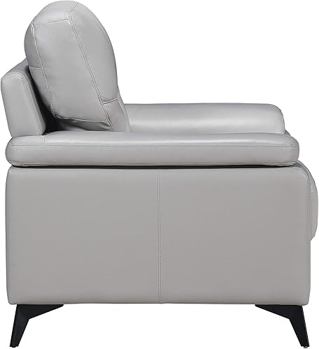 Miniatura 4 de Homelegance Sofá de cuero de 89", gris plateado
