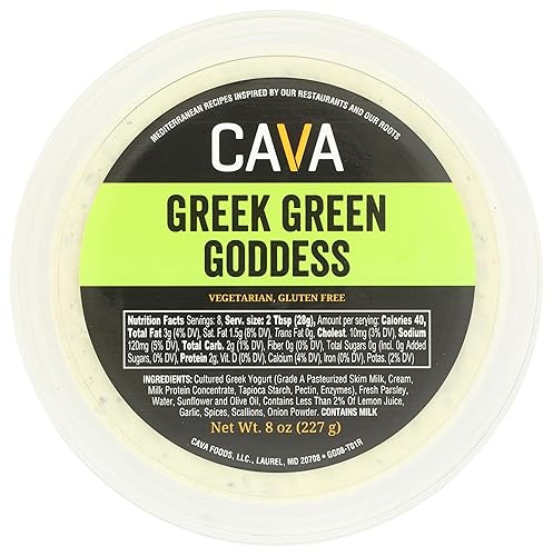CAVA MEZZE Greek Green Goddess Dip, 8 OZ