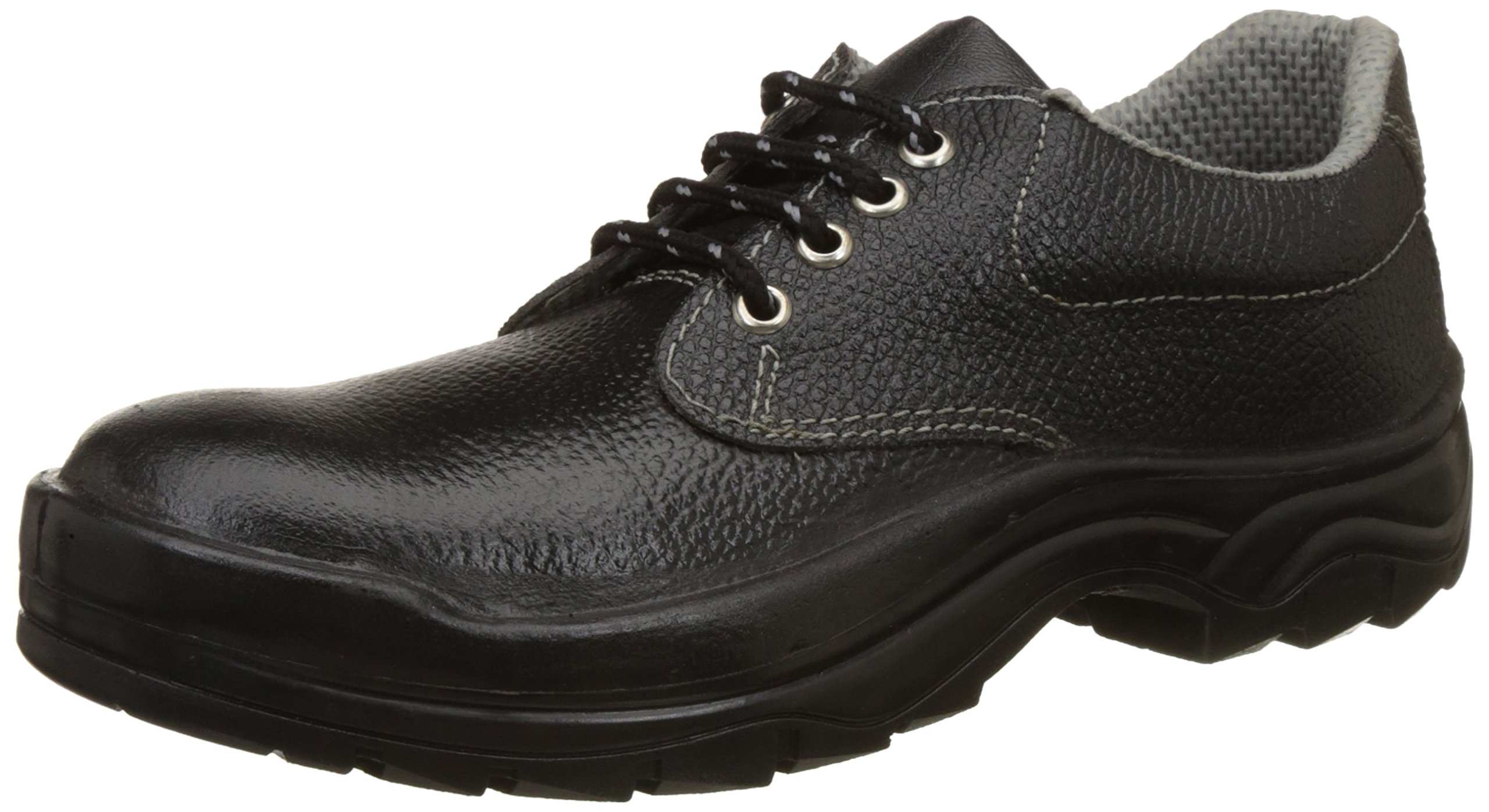 Aktion Safety Leather Shoes AK-RED-K1062 - Size 6, Black