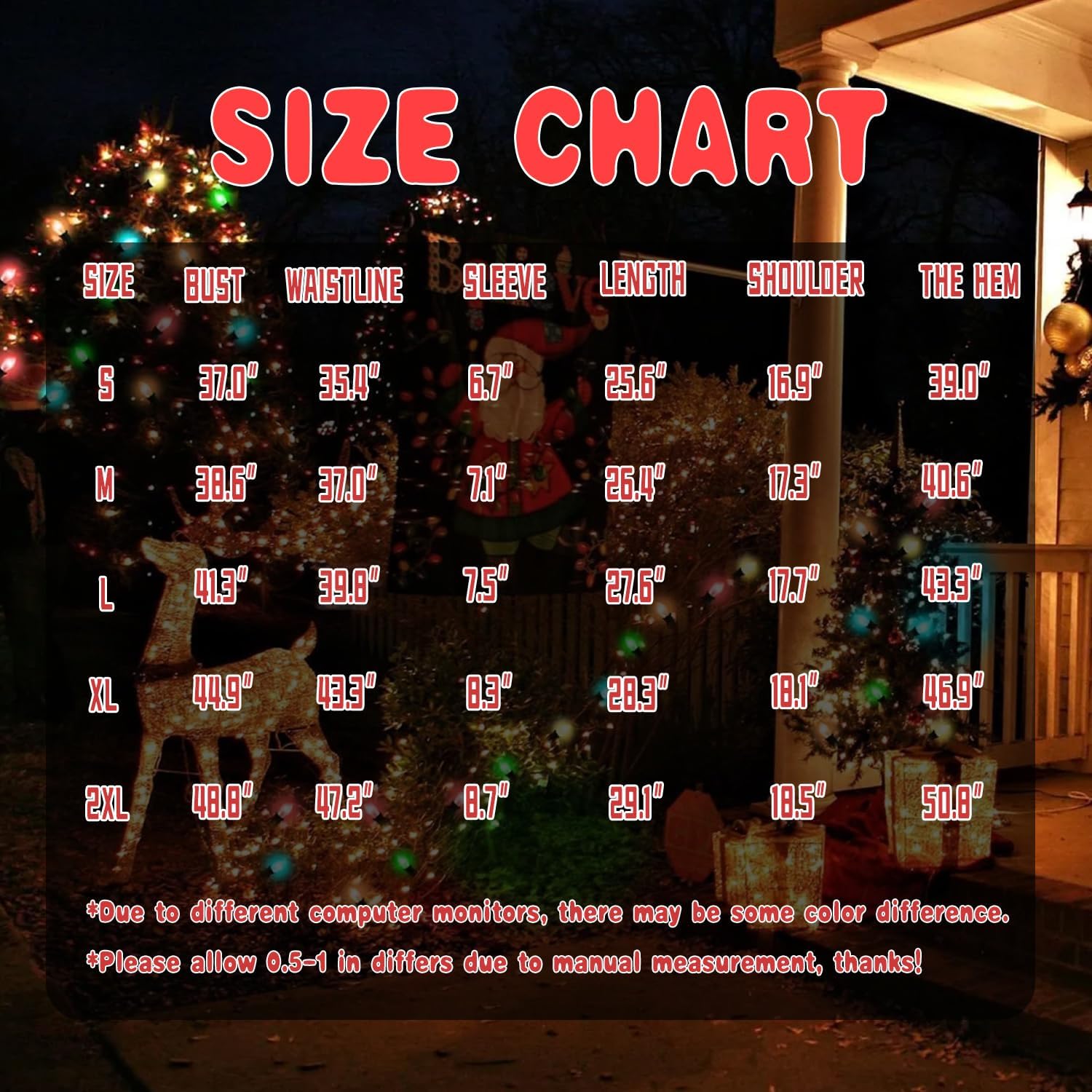 Christmas Sweatshirts for Women Merry Christmas Long Sleeve Tshirts Xmas Holiday Pullover Tops - Image 8