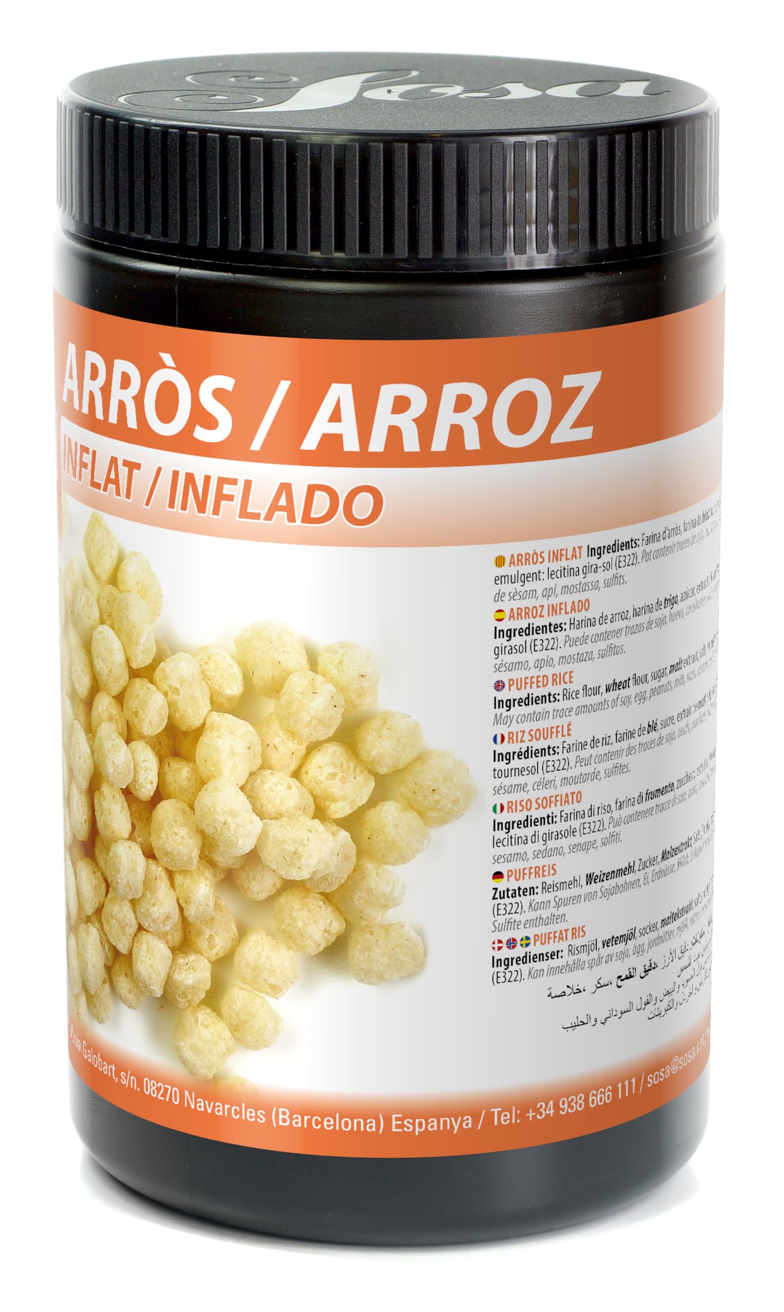 SOSA Arroz inflado 200grs Ingrediente culinario