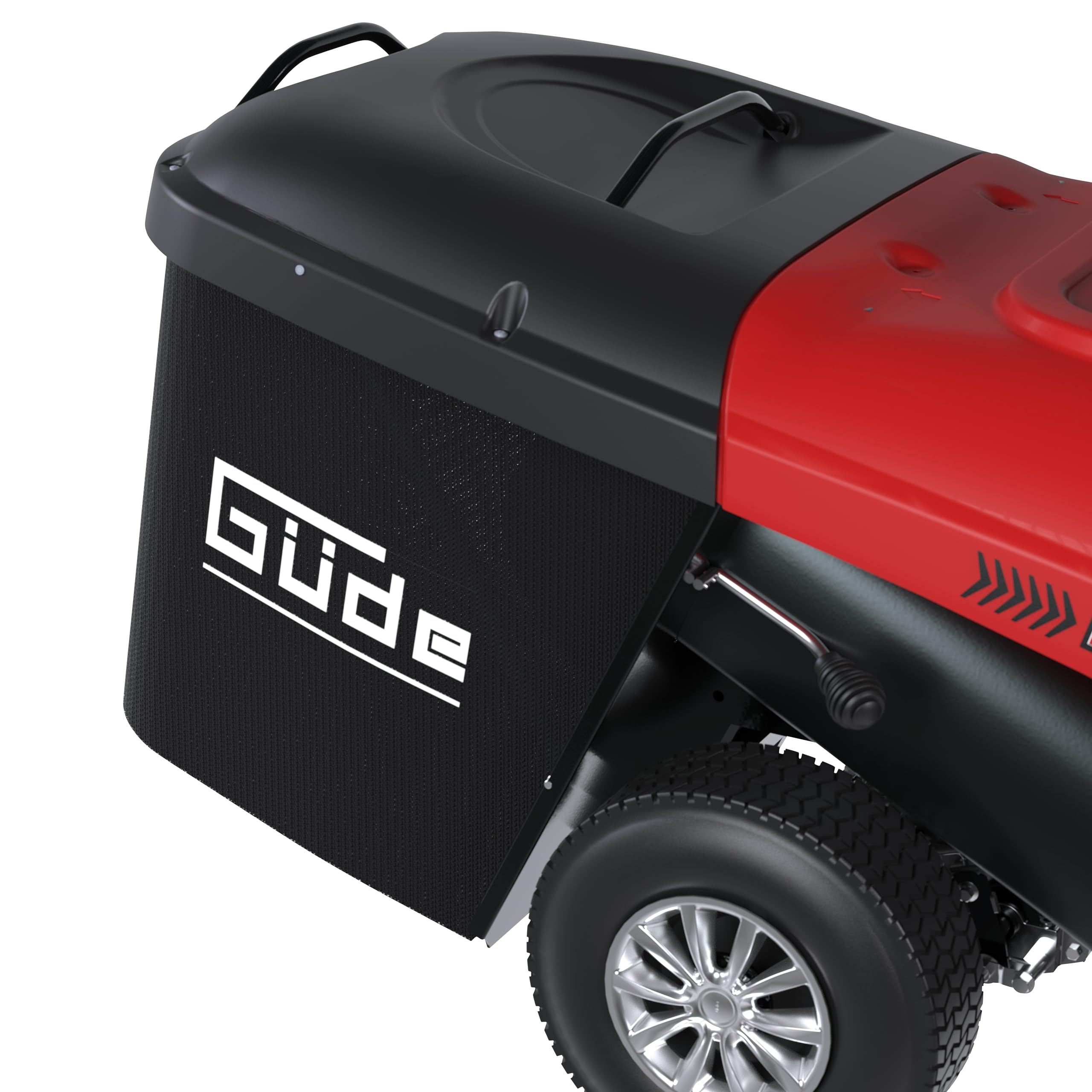 Güde GAR 602 M Aufsitzrasenmäher - 4-Takt Motor, 224 Kubikzentimeter Hubraum, 5 Kilowatt, 6,8 PS, 61 Zentimeter Schnittbreite, 5-fache Schnitthöhenverstellung, 5-Gang Schaltung, 4,6 km/h, E-Start