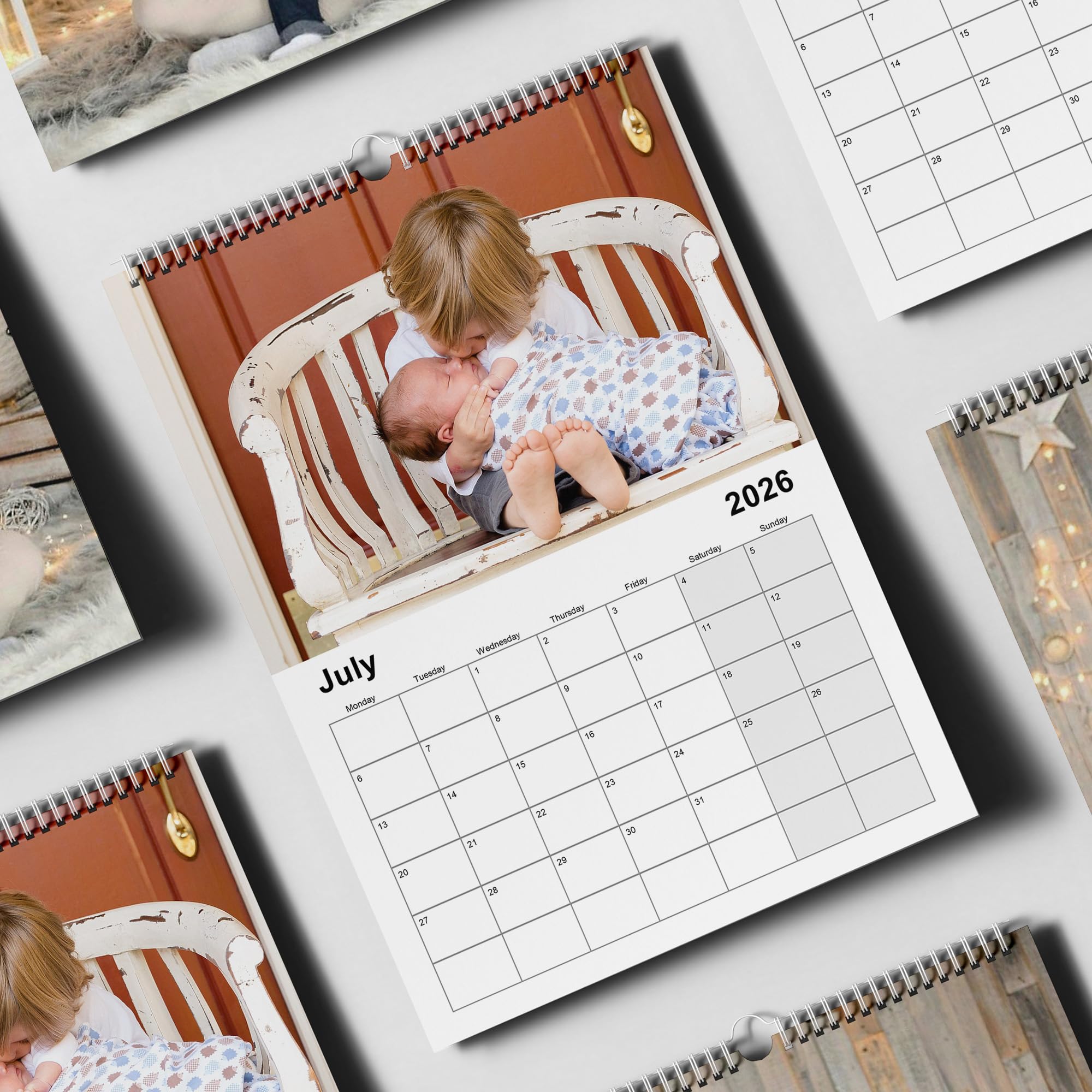 Personalised Photo Calendar A4 2026 | Custom Wall Calendar | Upload your own Photos