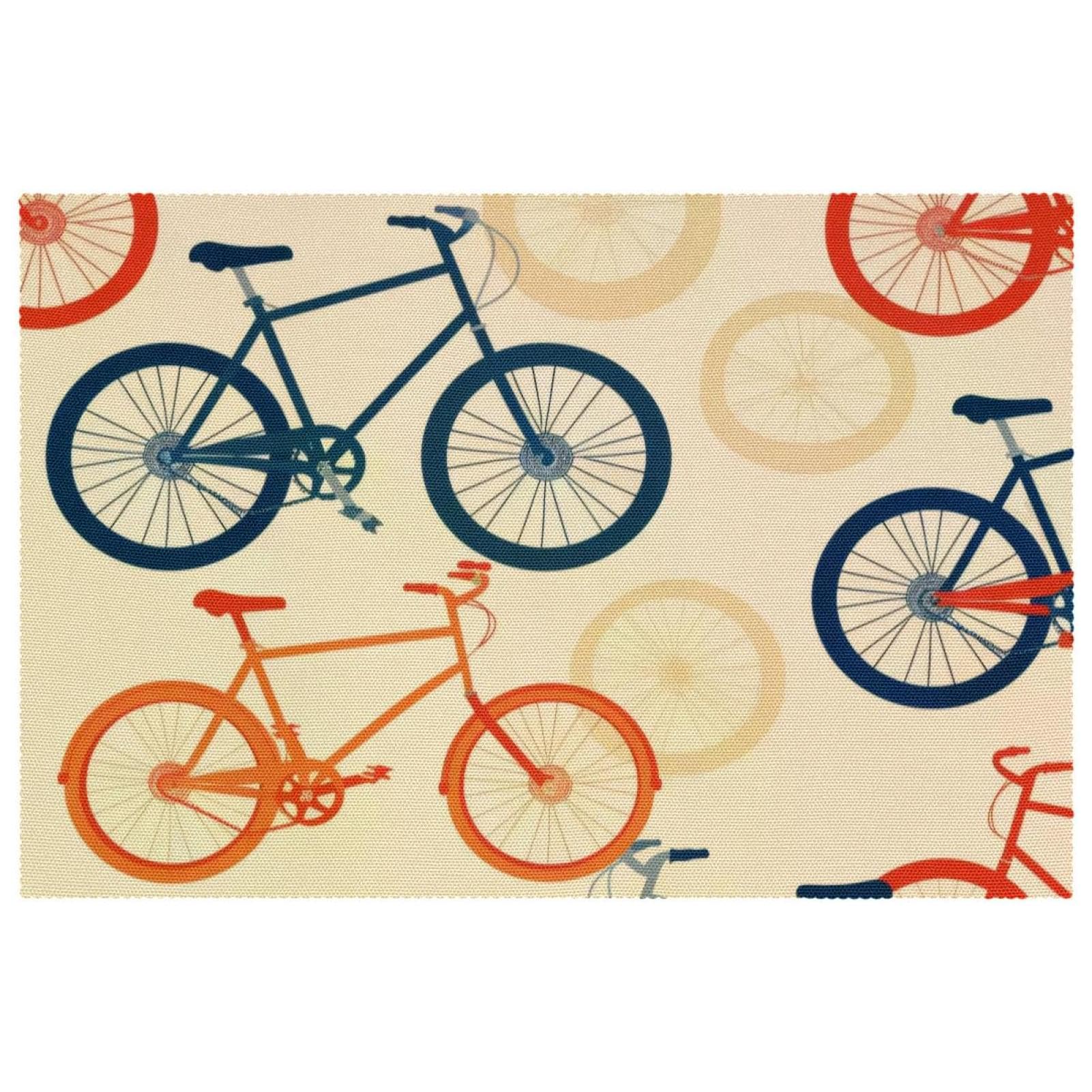 Sets de table vélo antidérapants et thermorésistants pour protéger votre mobilier