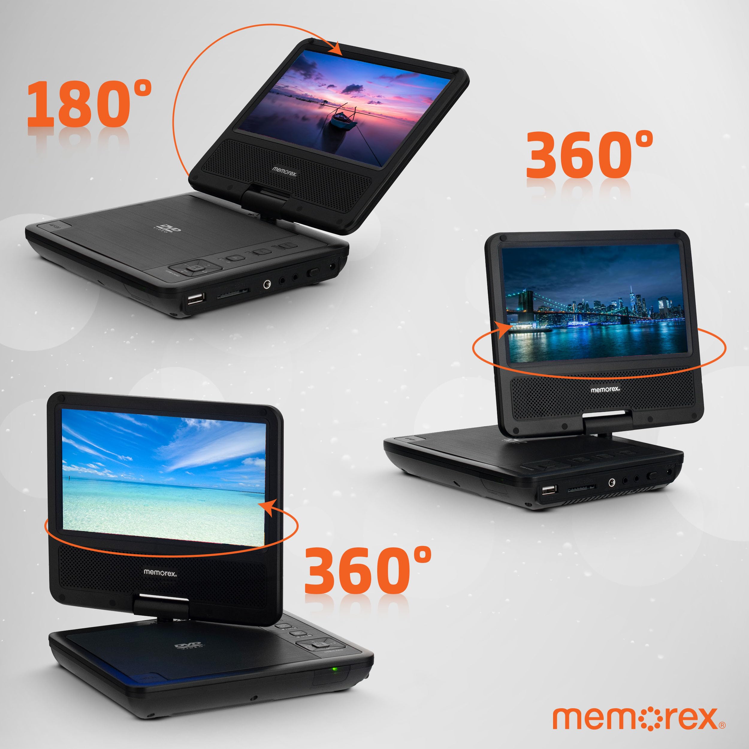 Amazon.com: Memorex 9.5-Inch Portable DVD Player with 7-Inch