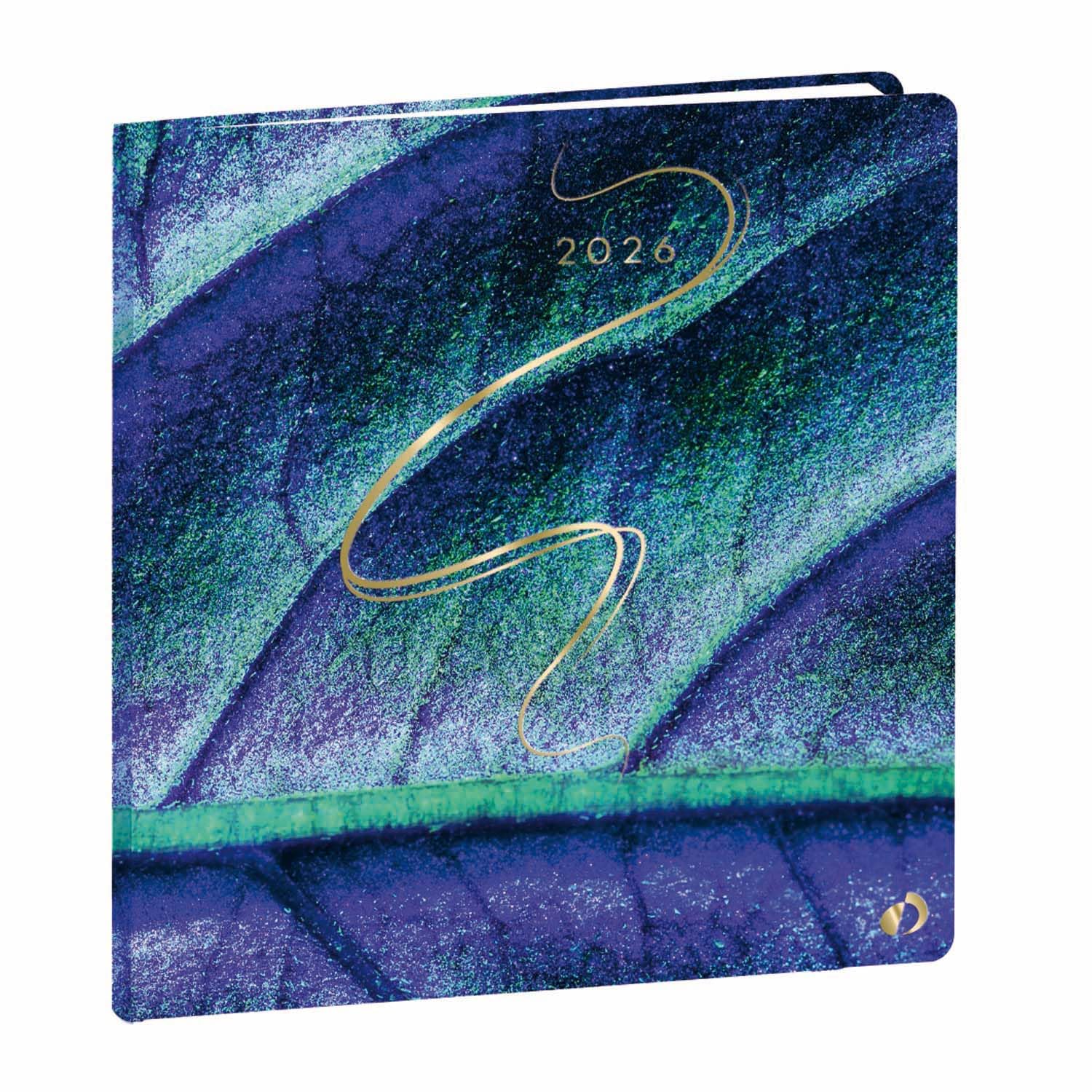 Quo Vadis - Diary - 2026 - Executive - Weekly Planner - French - Hipsy - 13 Months December-December - 16 x 16 cm - Clairefontaine Paper White