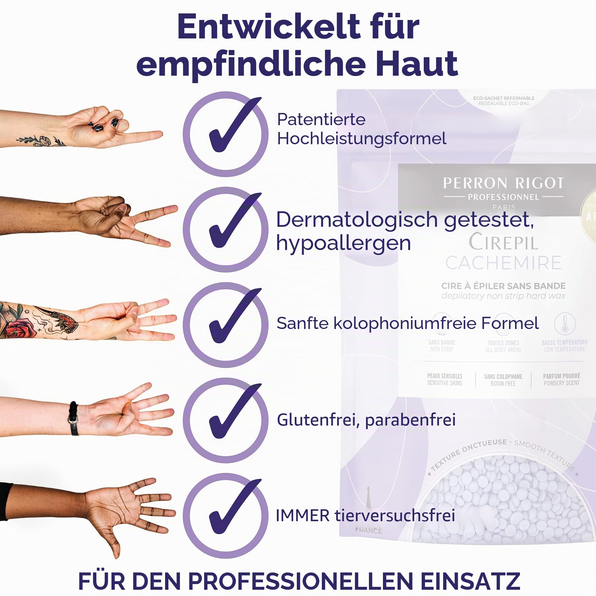 Cirepil Cashmere Heißwachs, 805 G