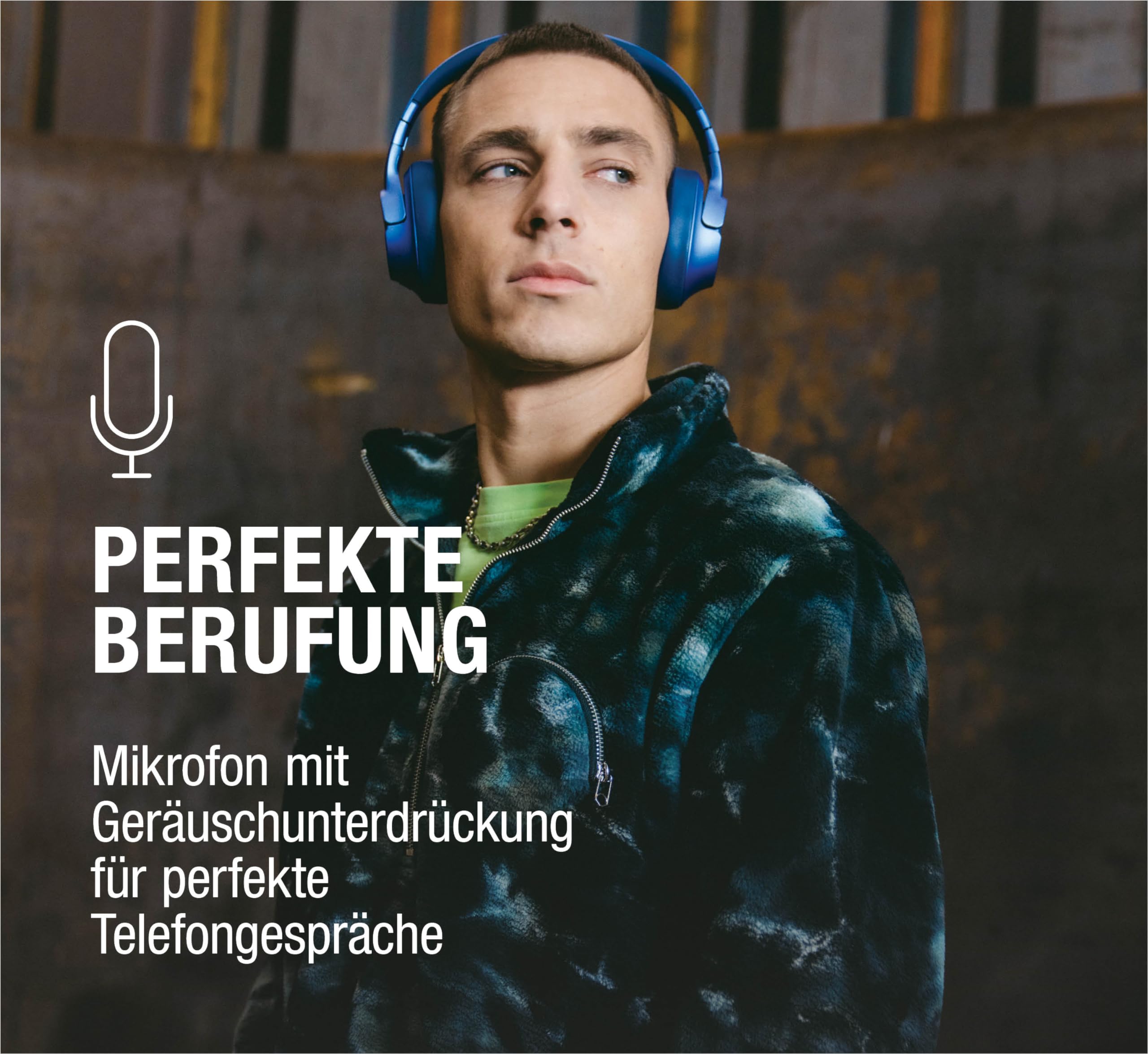 Fresh 'n Rebel Clam Fuse Bluetooth kopfhörer Over Ear mit Hybrid Active Noise Cancelling, mit ENC-Mikrofon (perfekte Anrufe), Kabellose kopfhörer mit Ambient Mode, 45h Spielzeit (Beige)