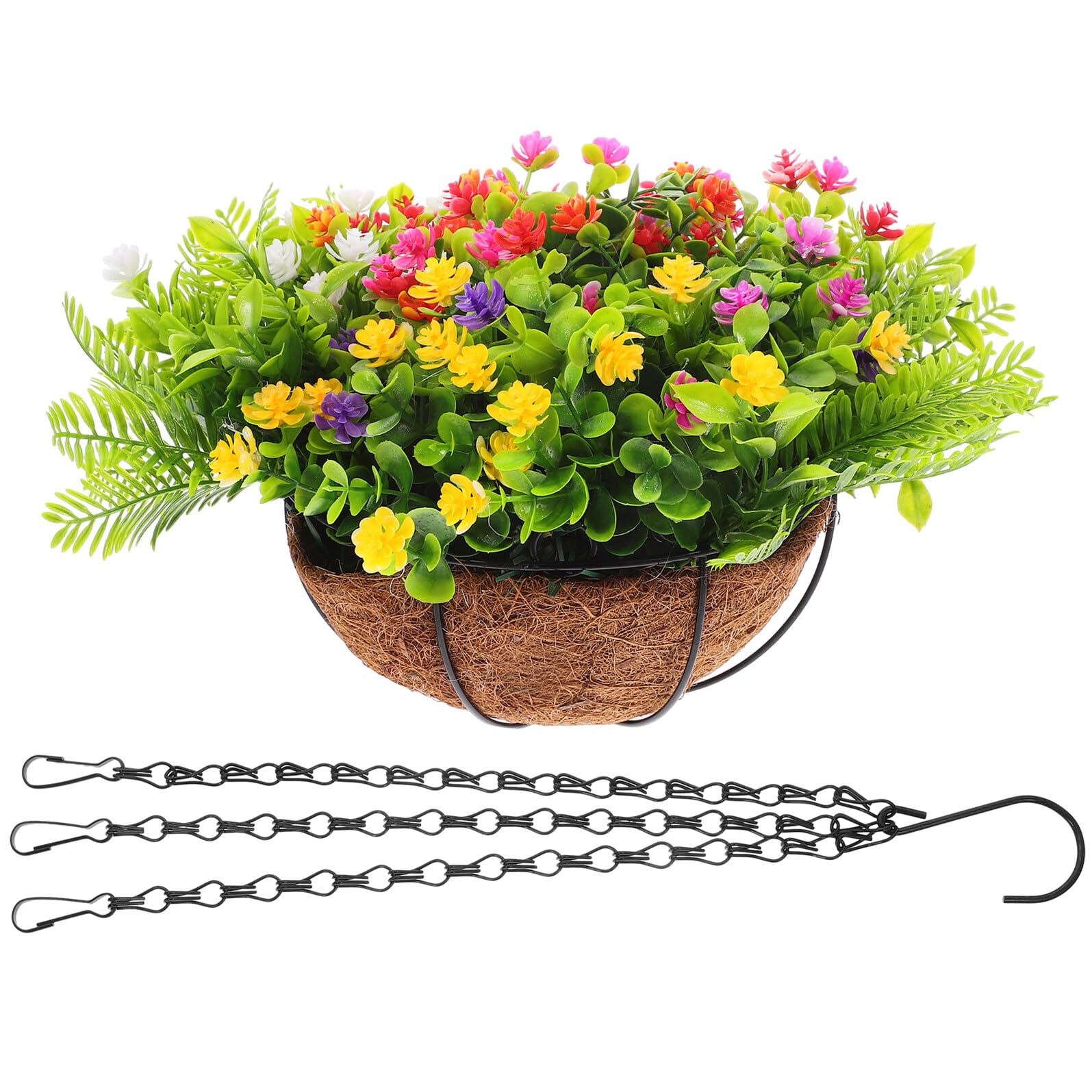 Panier pour plantes fleuries DOITOOL pour embellir un balcon ou mur avec charme