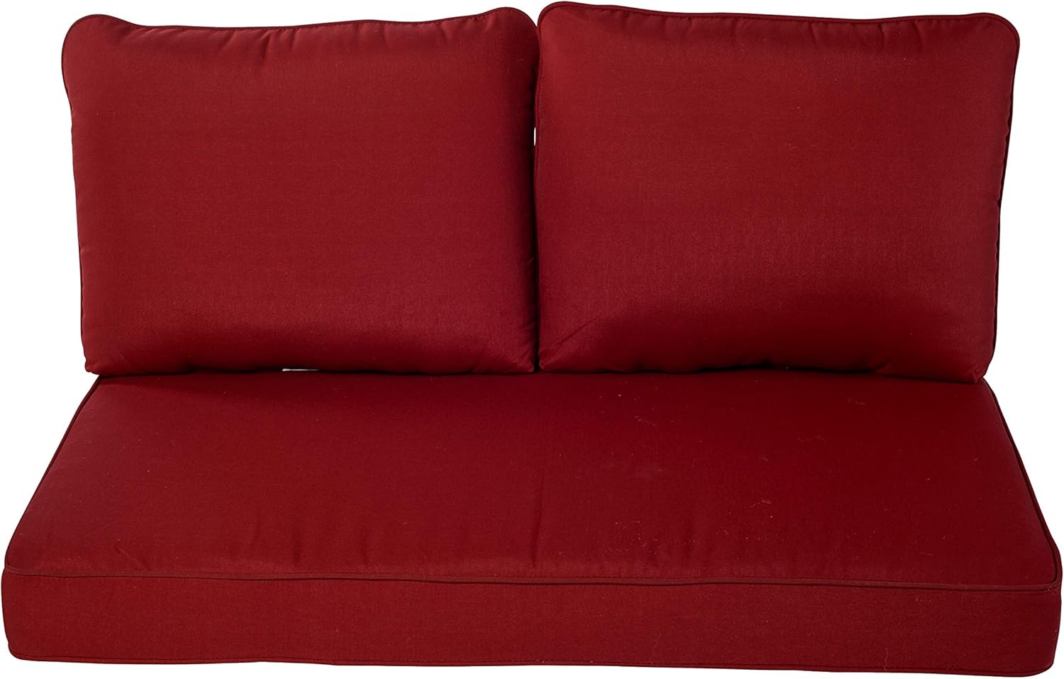Quality Outdoor Living 29-RD46LV 29-RD02LV Loveseat Cushion, 3 Piece Assortment, Red : Everything Else