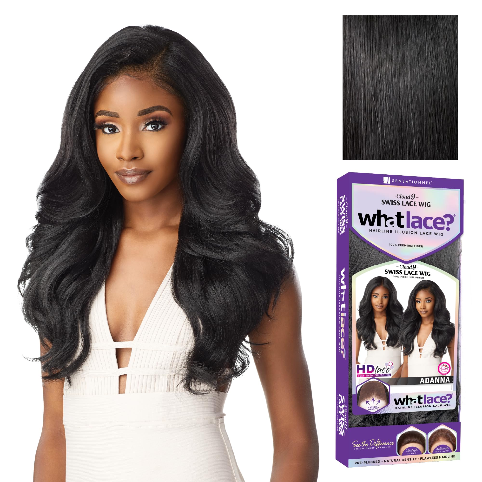 Sensationnel Cloud 9 Swiss lace Wig HD Lace Keep Them Guessing What Lace Hairline Illusion Lace Wig ADANNA (1)