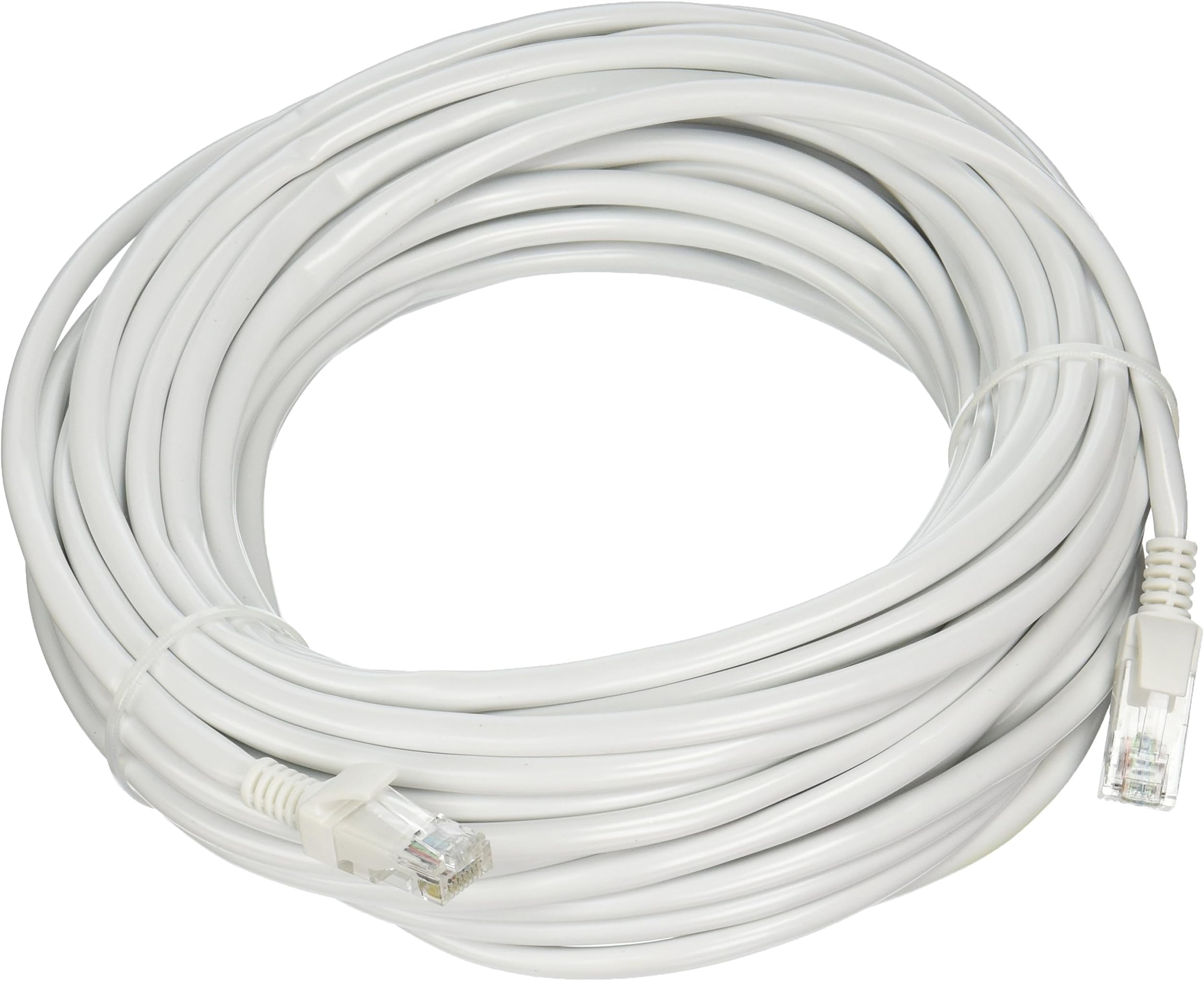C&E MUTP5E-50PKB Ethernet Cable 50 Feet for Internet, Routers and Xbox 360, White
