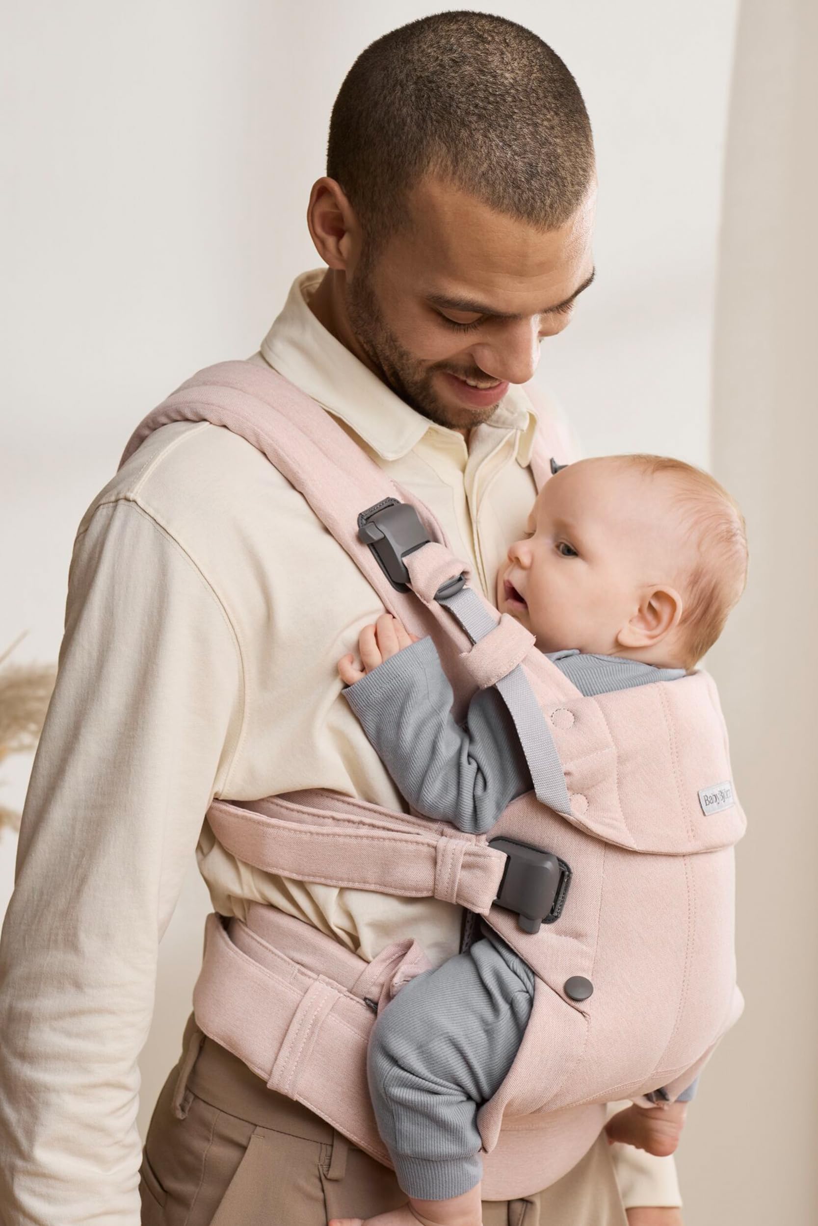Amazon.com: BabyBjörn Baby Carrier Harmony, Light Pink, Woven