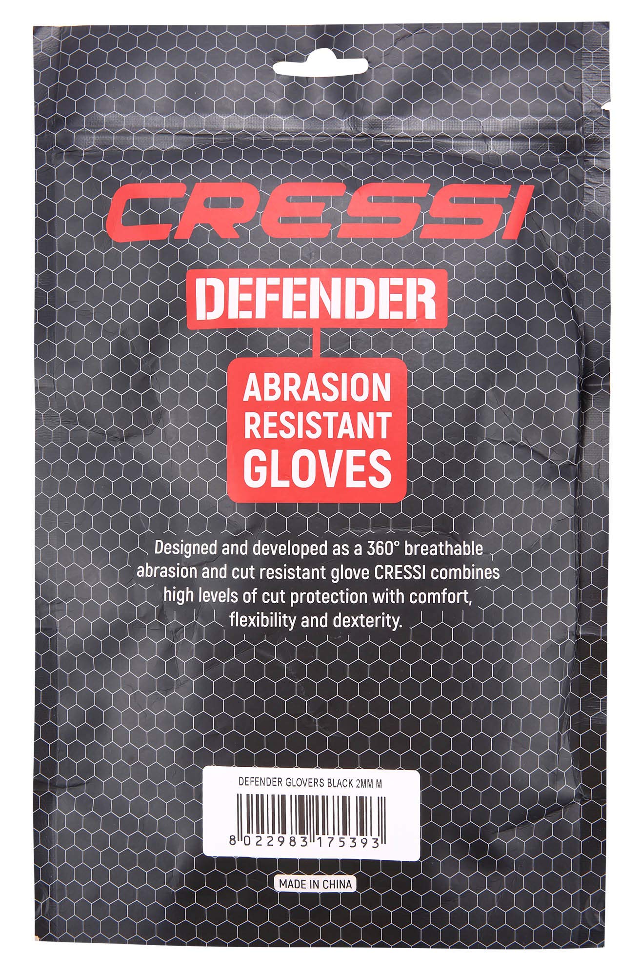 Cressi Defender 2 mm rękawice ochronne do nurkowania wykonane z Dynema/HPPE