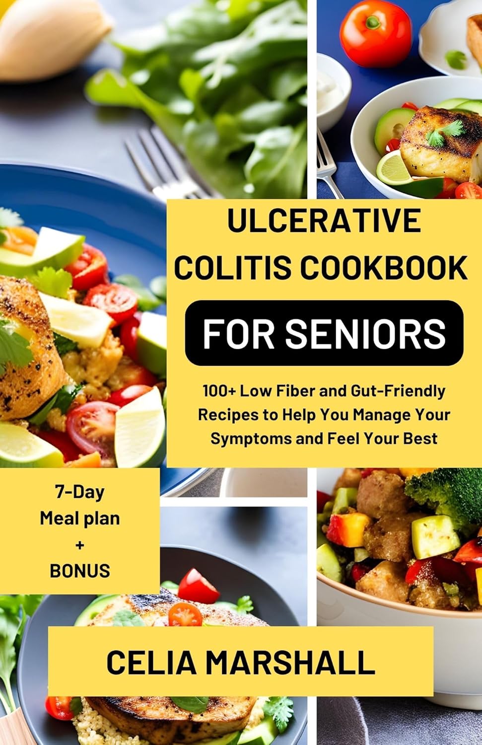 ULCERATIVE COLITIS COOKBOOK FOR SENIORS 100+ Low Fiber and GutFriendly Recipes to