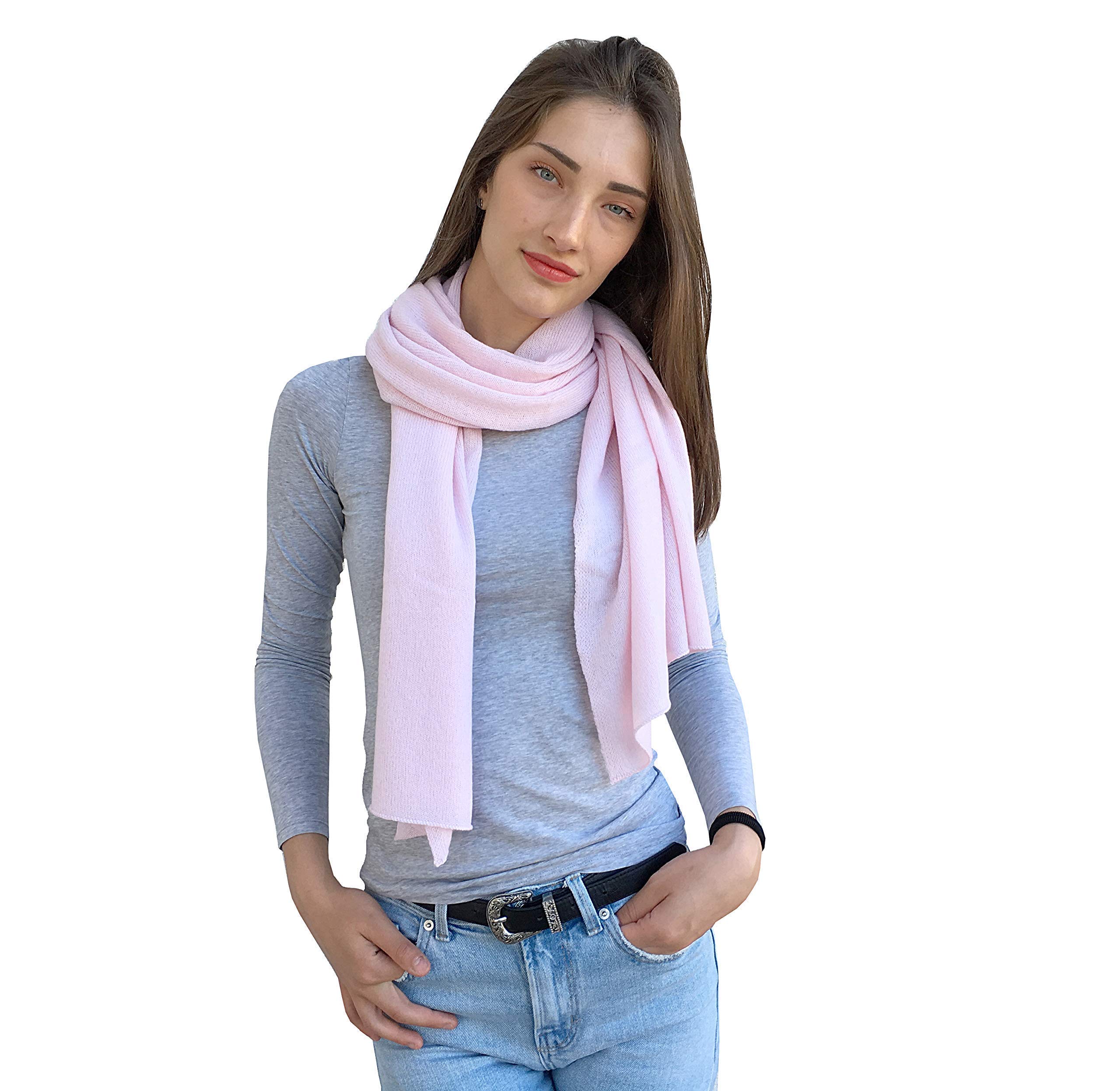 Sciarpa Grande Donna Invernale Cashmere 100% Maxi Grande Stola Molto Calda