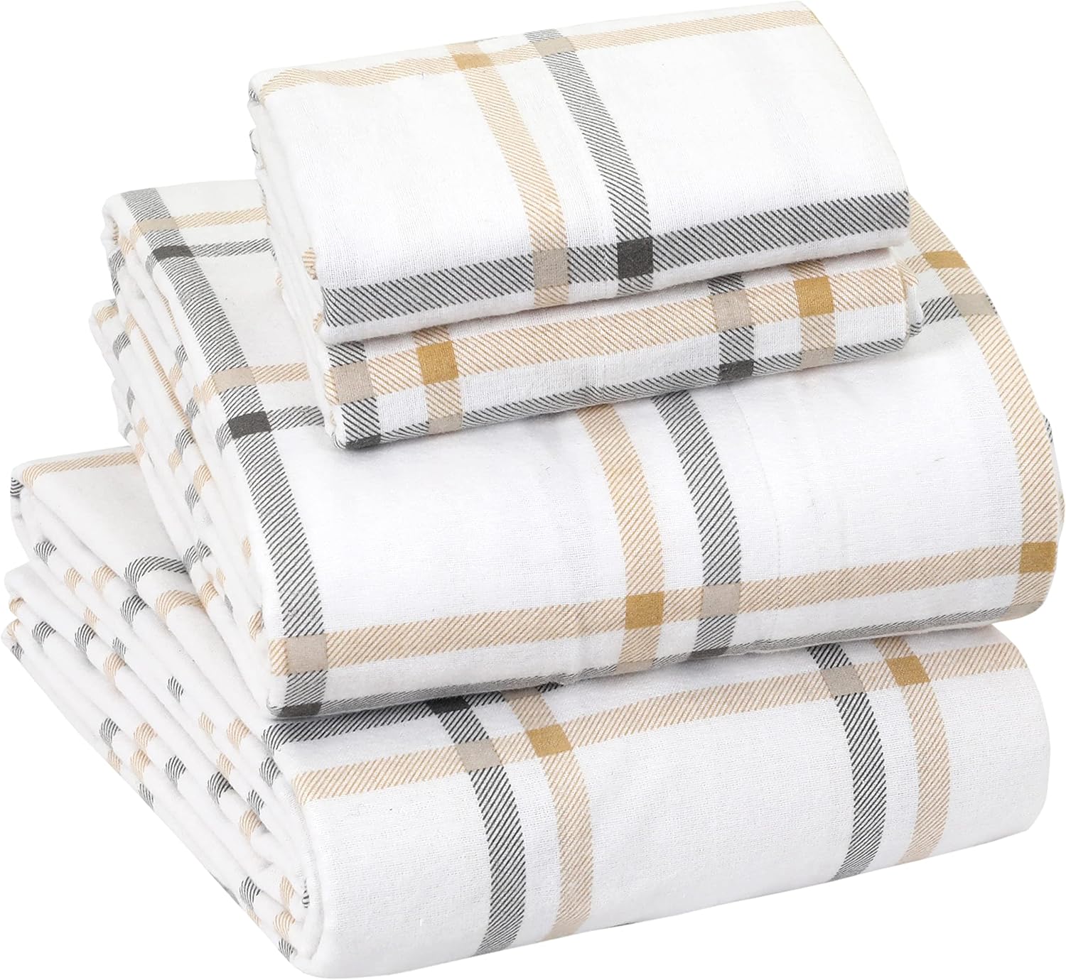 Sleepdown 100 Cotton Flannel Sheets Full Super Soft