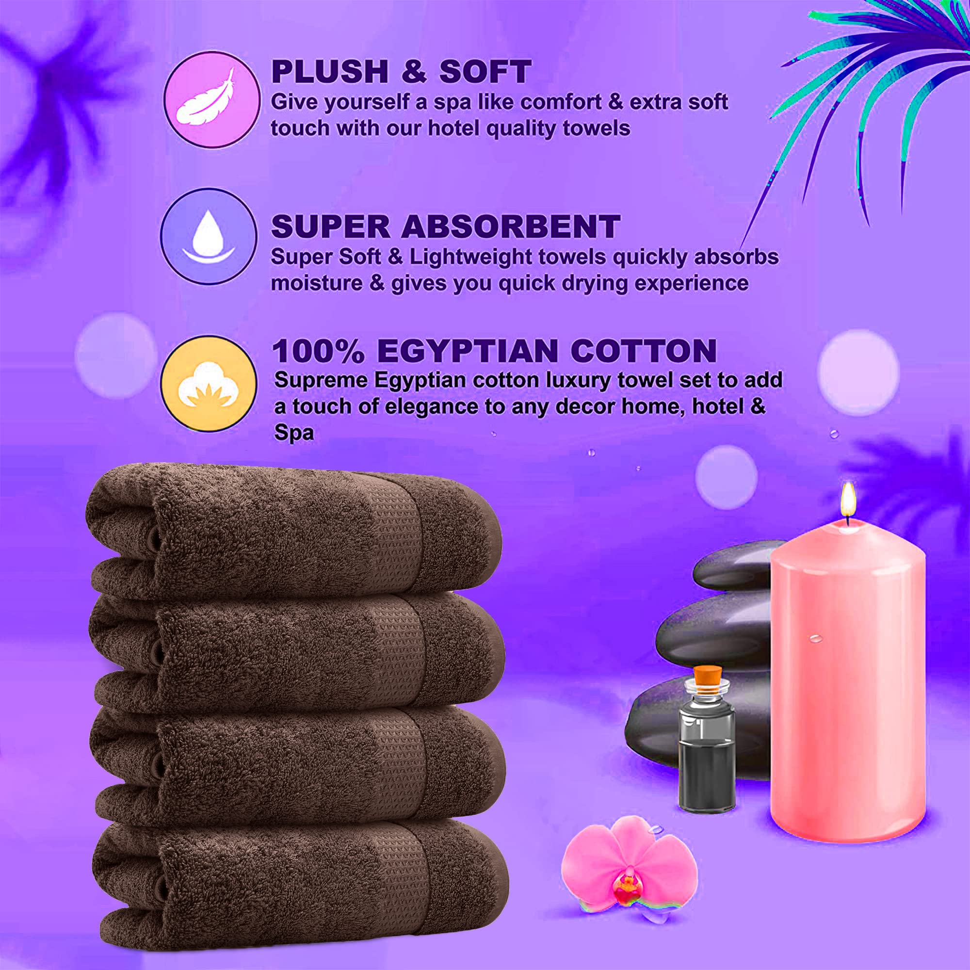 Towelogy® 2 Piece Hand Towel Set - Image 4