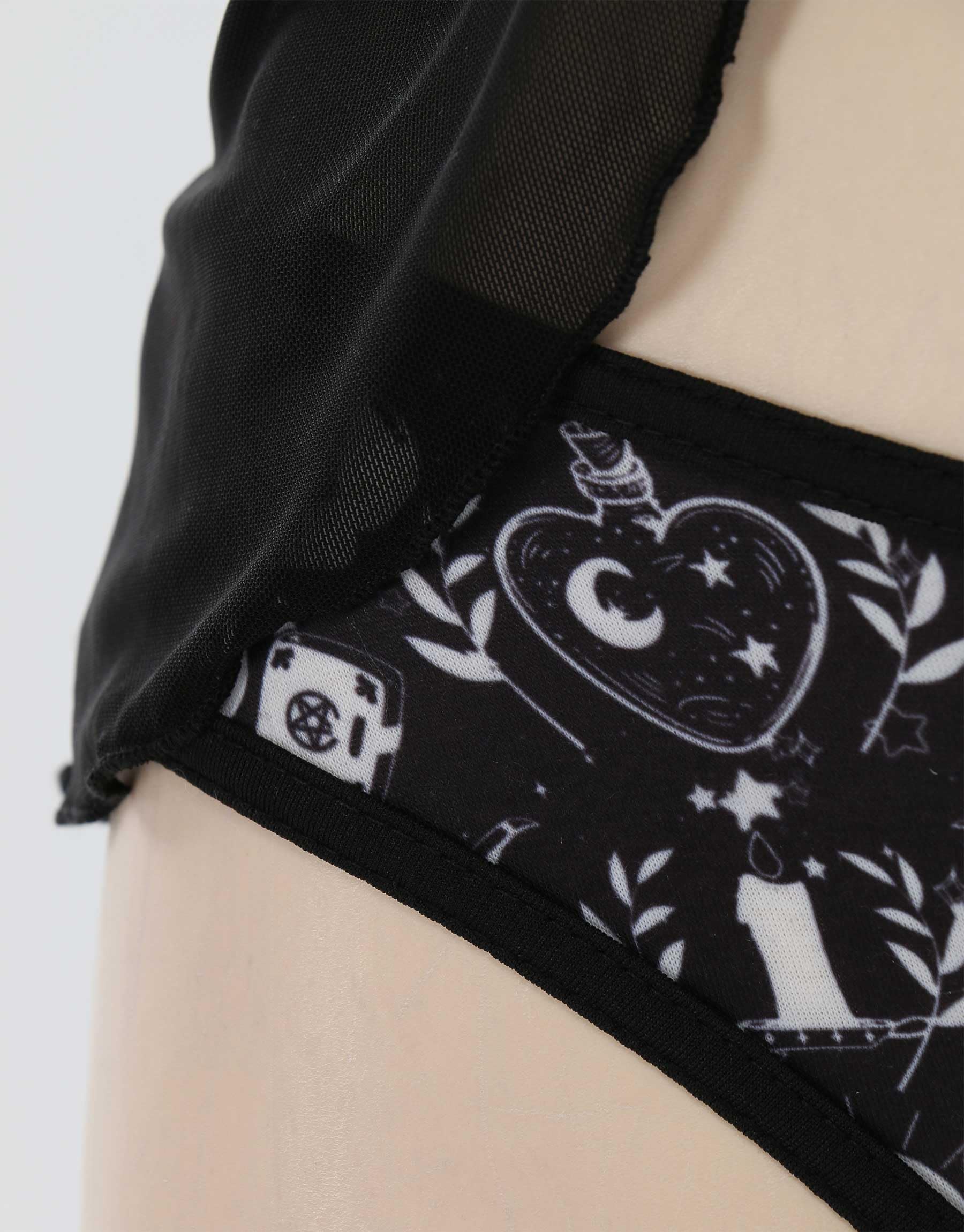 MEOWCOS Women's Nightwear Babydoll Sleepwear Lace V Neck Strap Chemise Halter Lingerie