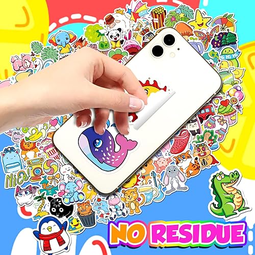 Miniatura 4 de 600 calcomanías para adultos, calcomanías de vinilo de colores mixtos, impermeables, para botellas de agua de laptop, patineta, computadora,