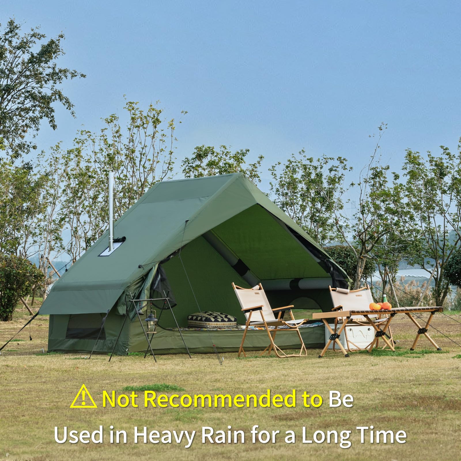 Amazon.com : WaldZimmer Inflatable Camping Tent with Hand Pump