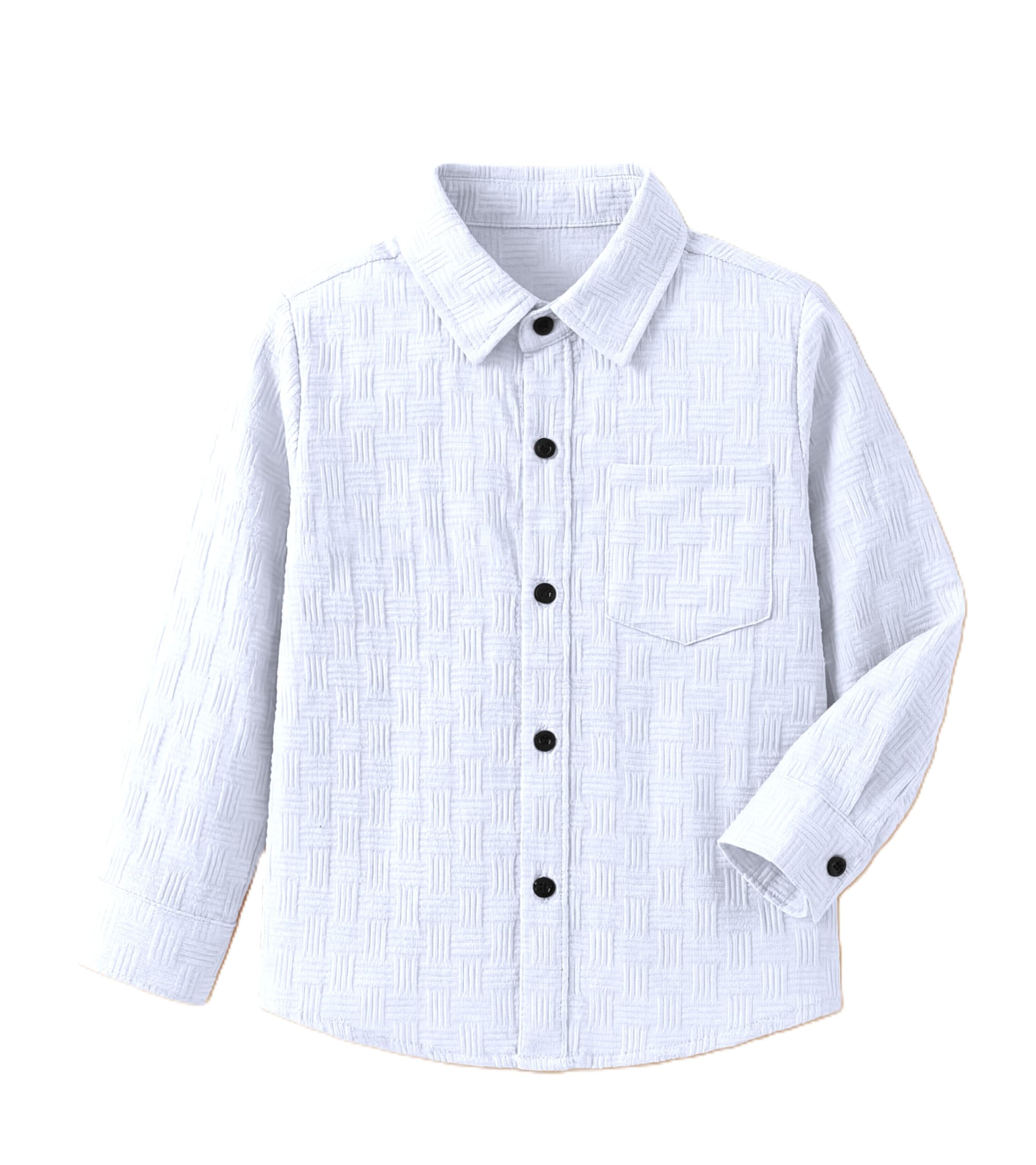Kedarnath Enterprise Men’s Textured Woven Button-Down Shirt – Long Sleeve Casual Overshirt with Chest Pocket