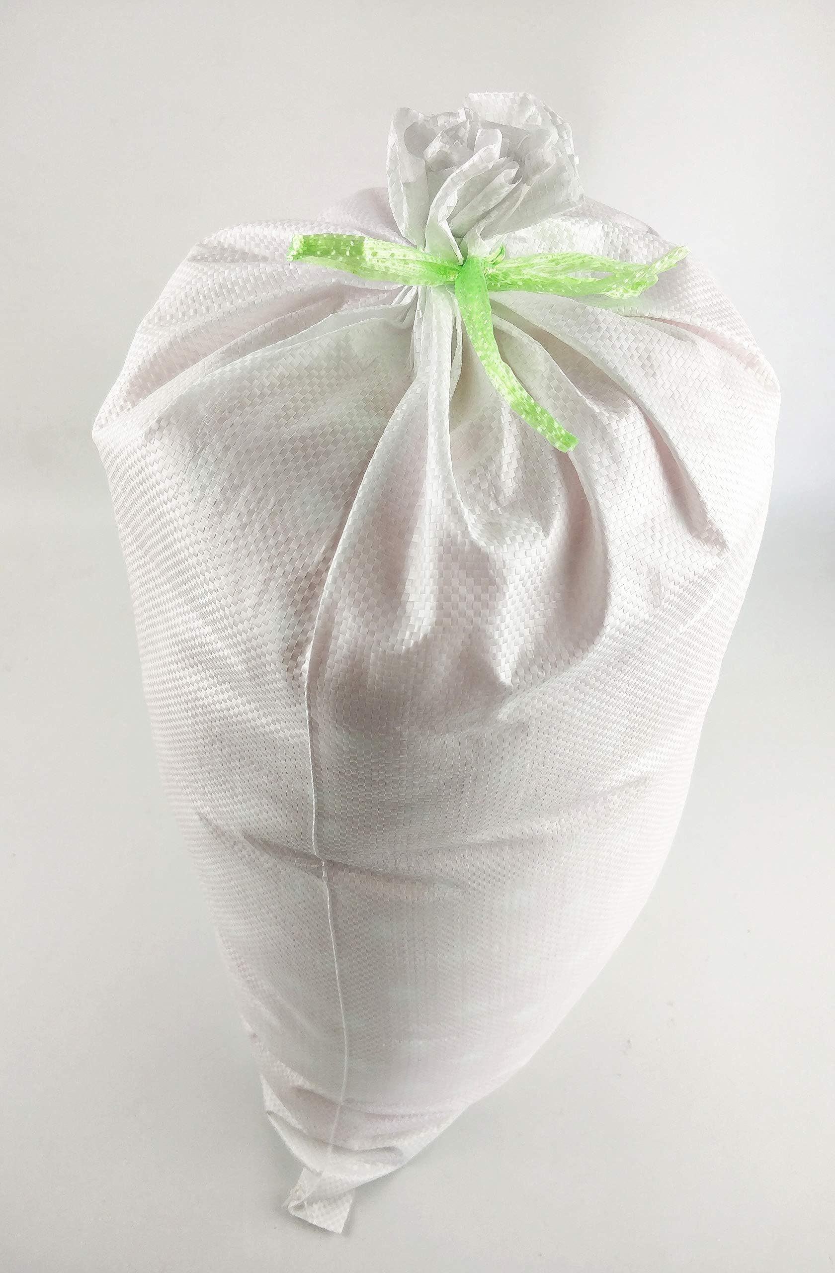 RelarrSand Bags Empty White Woven Polypropylene recycling bags gravel bags Upgrade Thickened Material20”*30”(10pack)